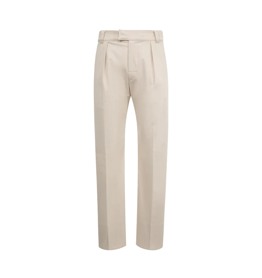 Moncler o1s22i1n1124 Cotton Drill Pant in Beige Size US 34 / EU 50 - 1 Thumbnail