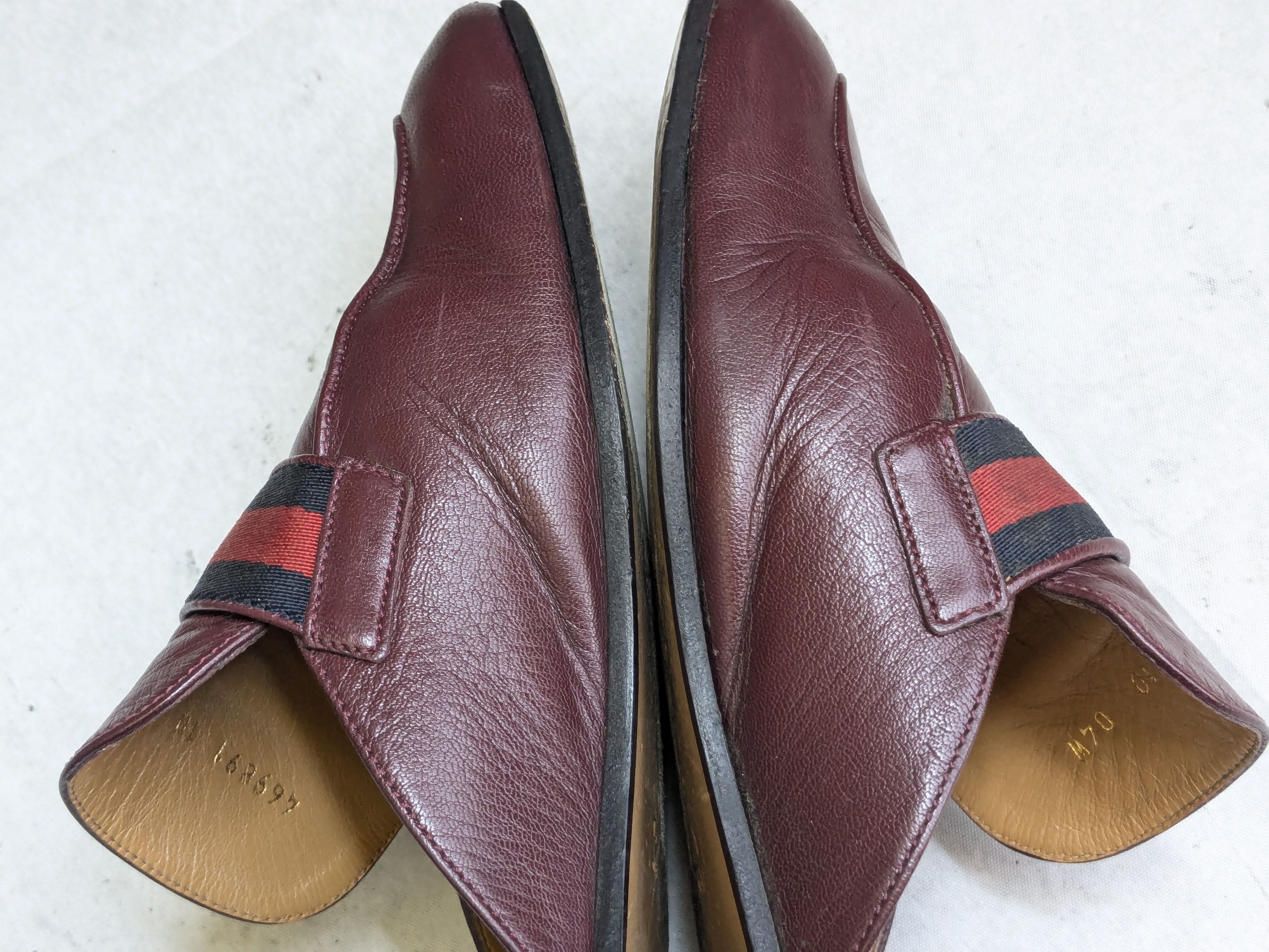 Gucci Gucci Princetown Loafers Burgundy Leather 10.5 GG Size US 10.5 / EU 43-44 - 8 Thumbnail