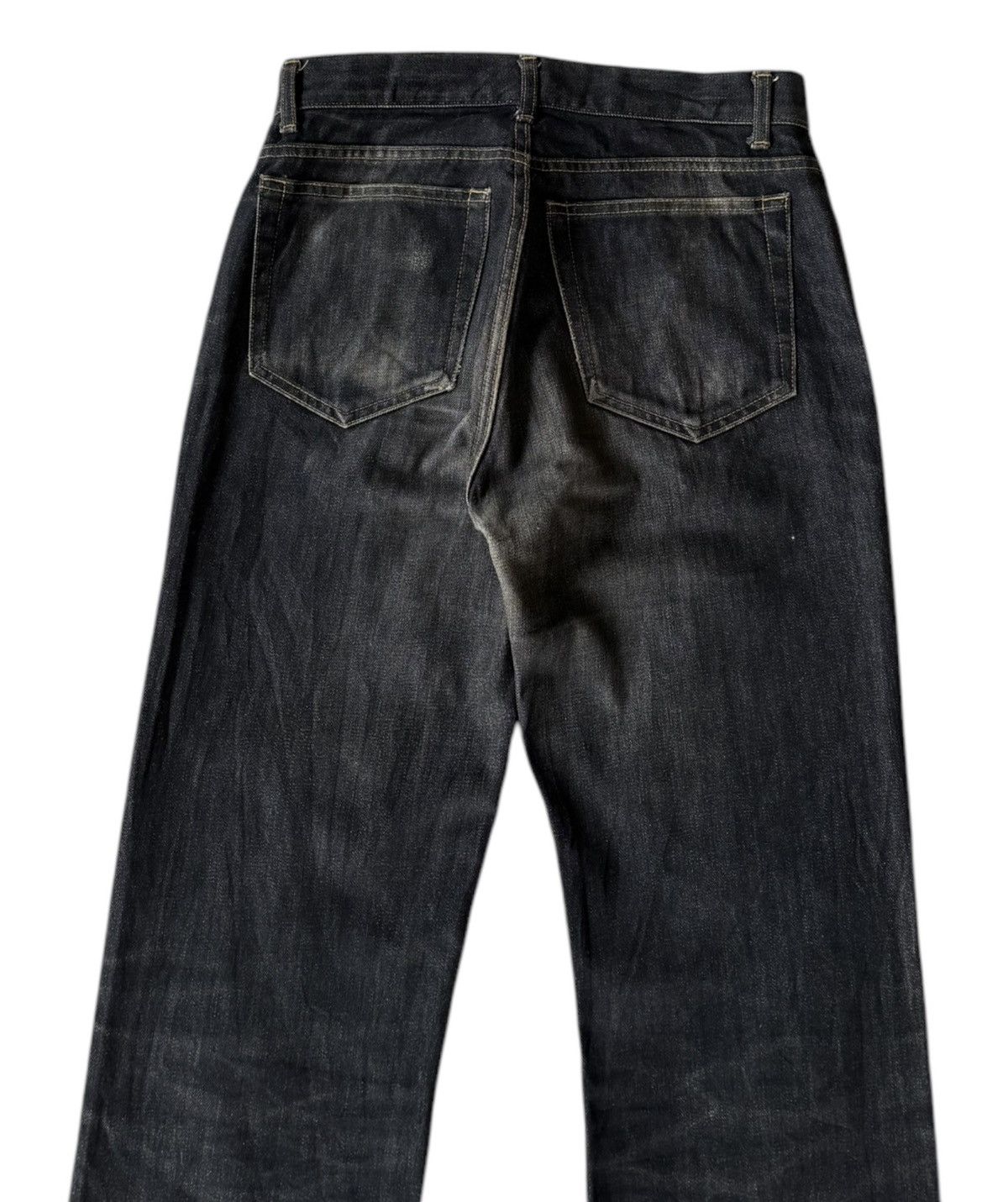 Kapital 🔥VINTAGE CLAWMARK BLACK DENIM J.CREW DISTRESSED DENIM Size US 30 / EU 46 - 6 Thumbnail