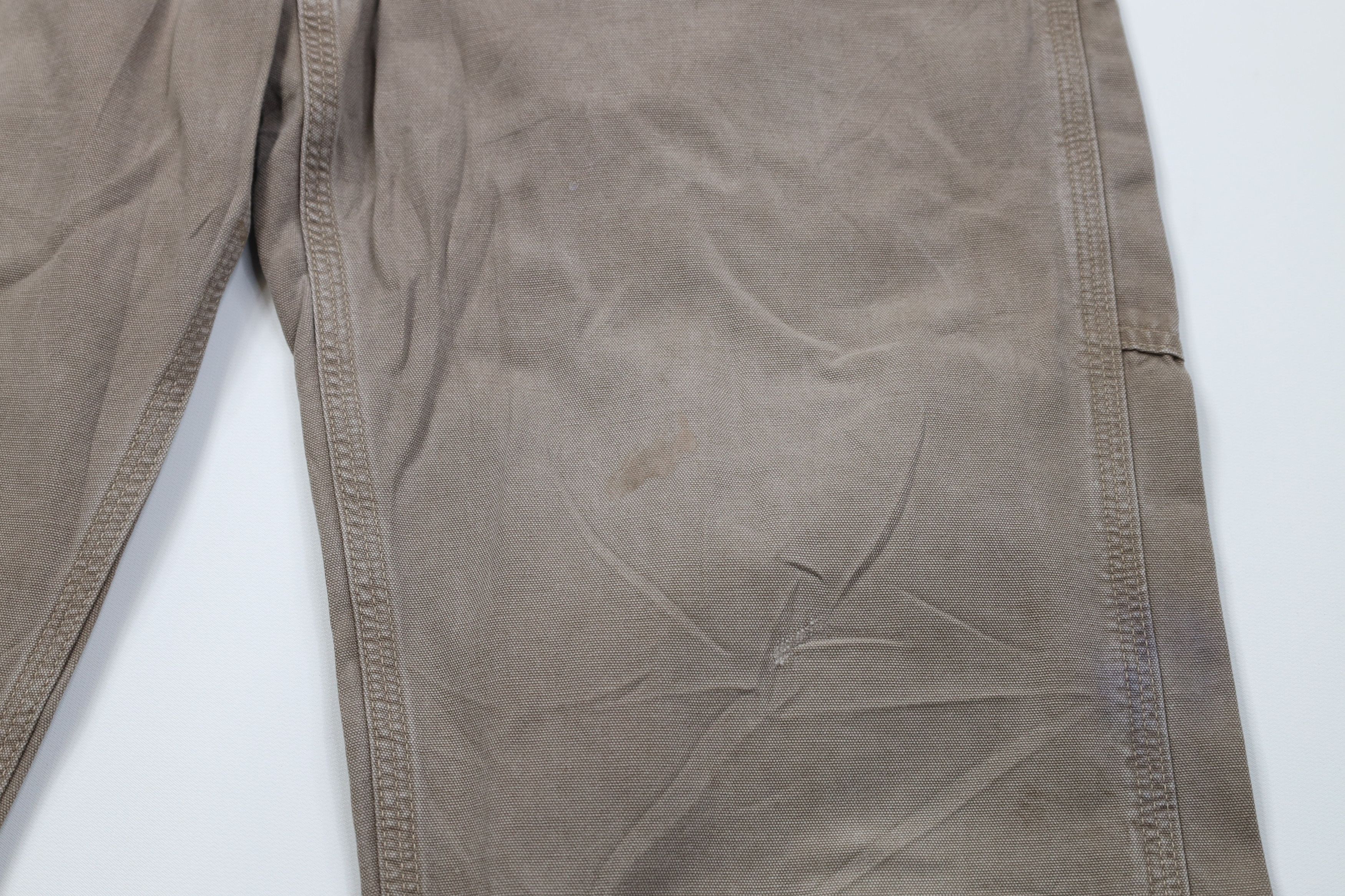 Carhartt Vintage Y2K Carhartt Loose Fit Wide Leg Canvas Pants Beige Size US 34 / EU 50 - 7 Thumbnail