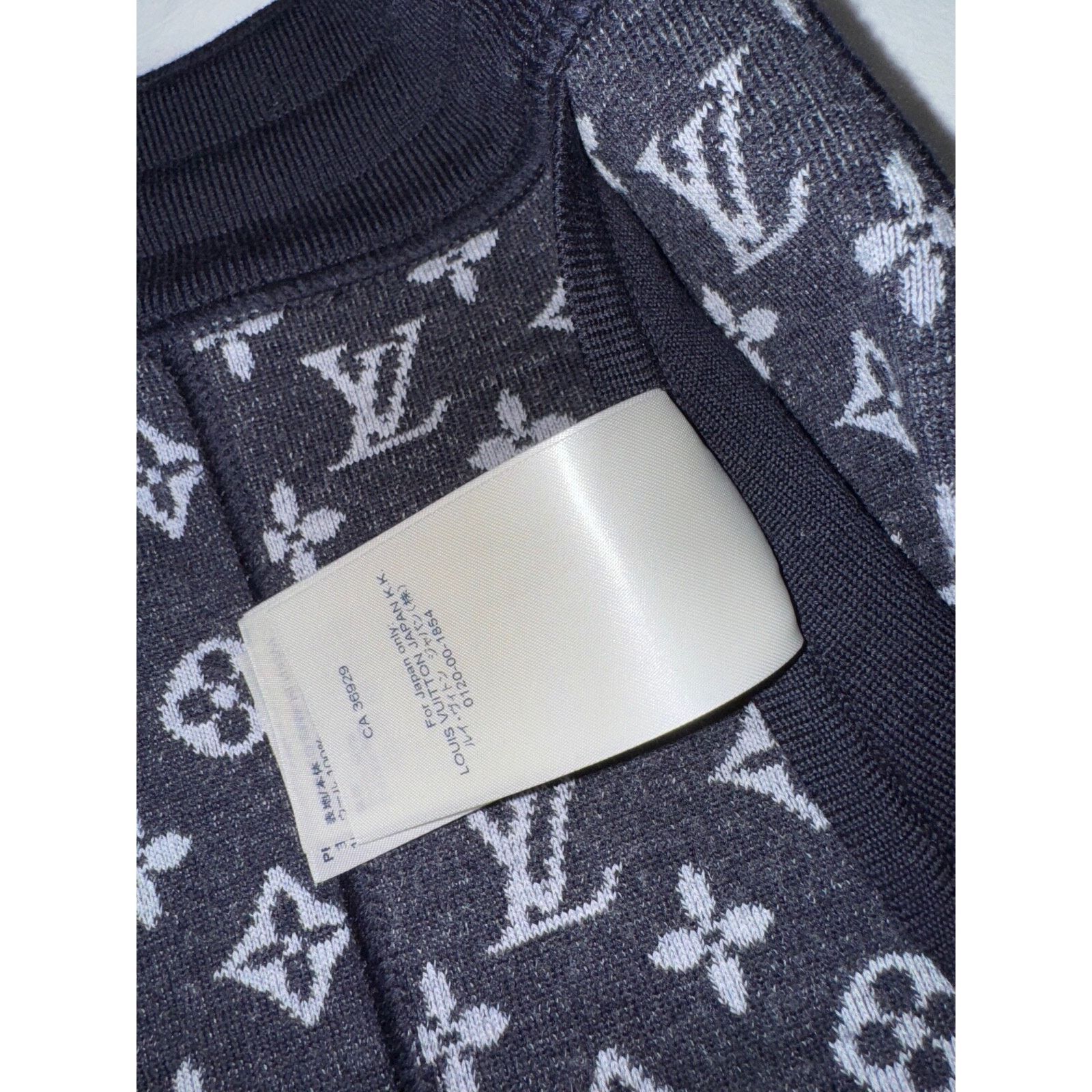 Louis Vuitton Louis Vuitton Reversible Monogram Pants Bleu Nuit Logo Wool Size US 34 / EU 50 - 16 Thumbnail