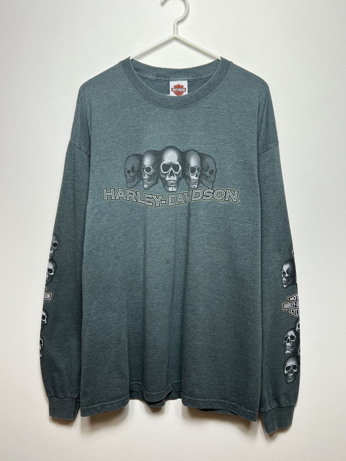 Harley Davidson harley davidson y2k 2008 longsleeve vintage l-xl Size US L / EU 52-54 / 3 - 2 Thumbnail