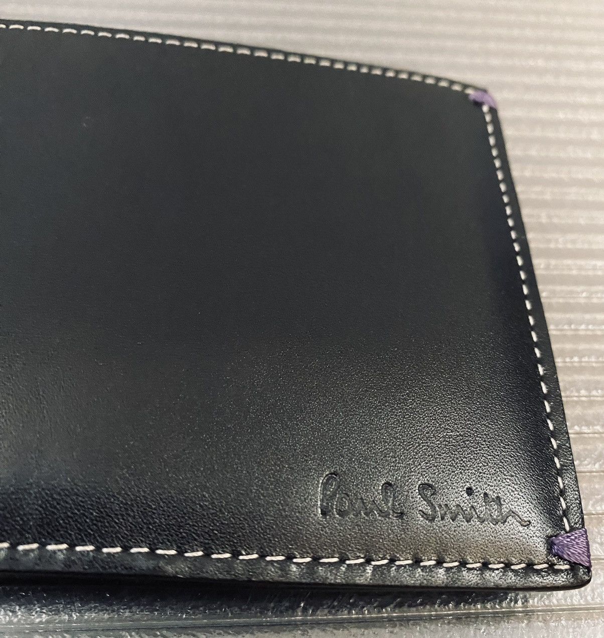 Paul Smith Paul Smith 🇮🇹 Nero leather pin-up girl billfold wallet NEW Size ONE SIZE - 2 Thumbnail