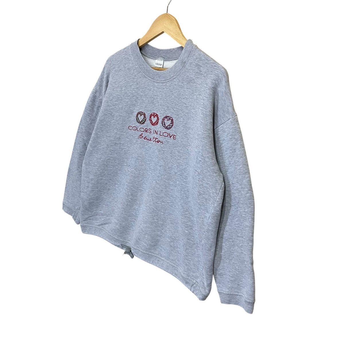Benetton Benetton Big Logo Crewneck Sweatshirt Size US M / EU 48-50 / 2 - 3 Thumbnail