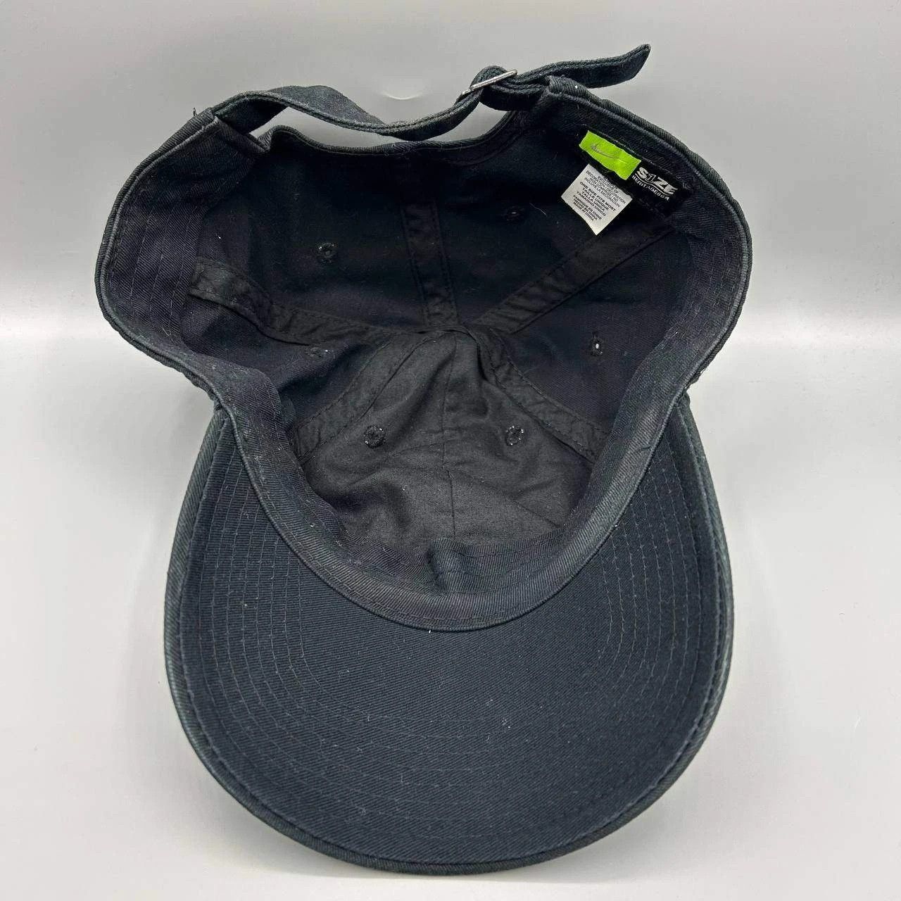 Nike Nike Heritage 86 Hat Men Black Embroidered Strap Back Cotton Size ONE SIZE - 2 Thumbnail