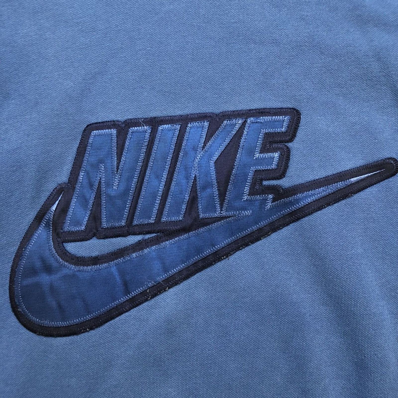 Nike × Vintage Nike Sportswear Hoodie Center Swoosh Distressed Pullover Size US XXL / EU 58 / 5 - 2 Thumbnail