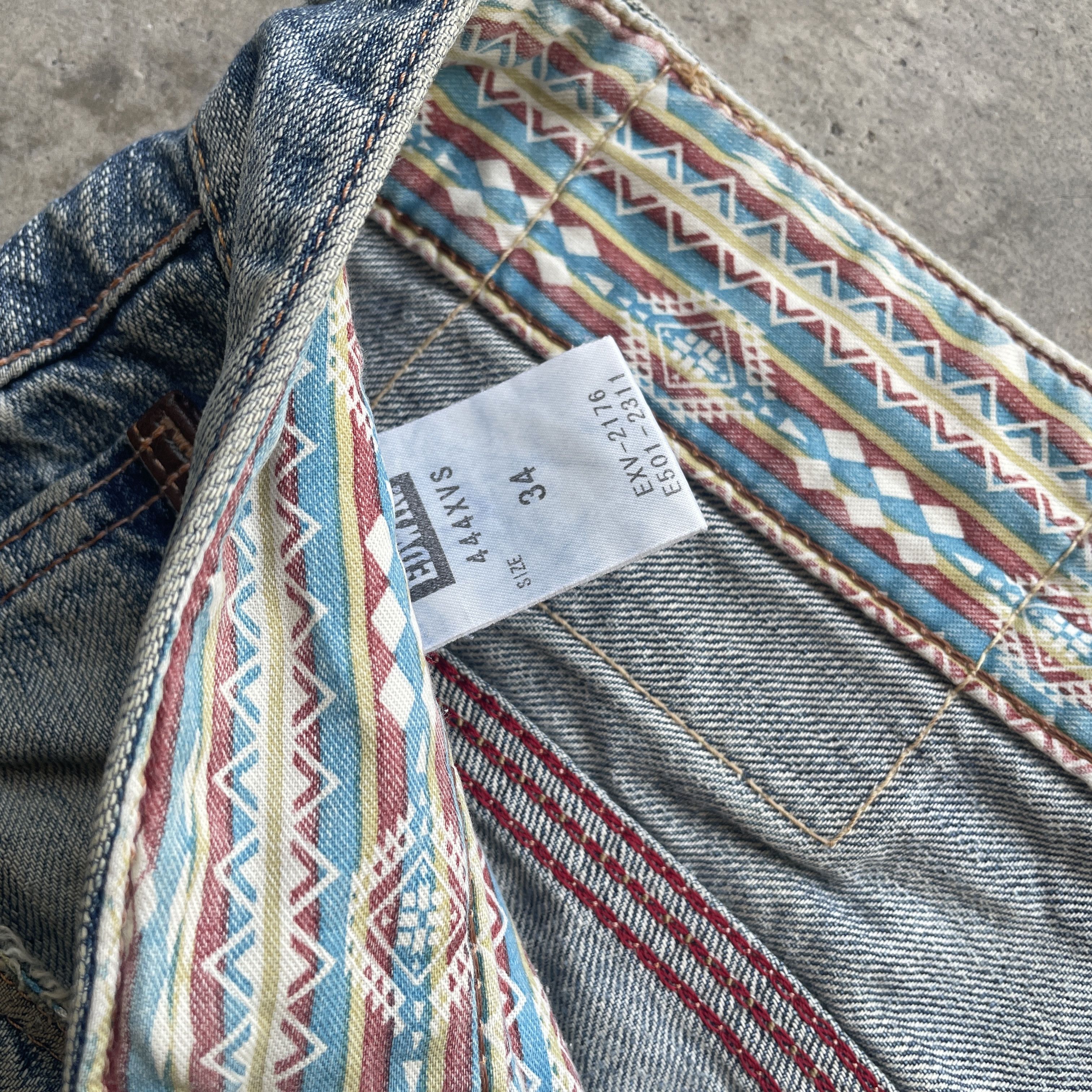 Edwin W35 Vintage Edwin Denim Distressed Faded Rusty Jeans Pants Size US 35 - 7 Thumbnail