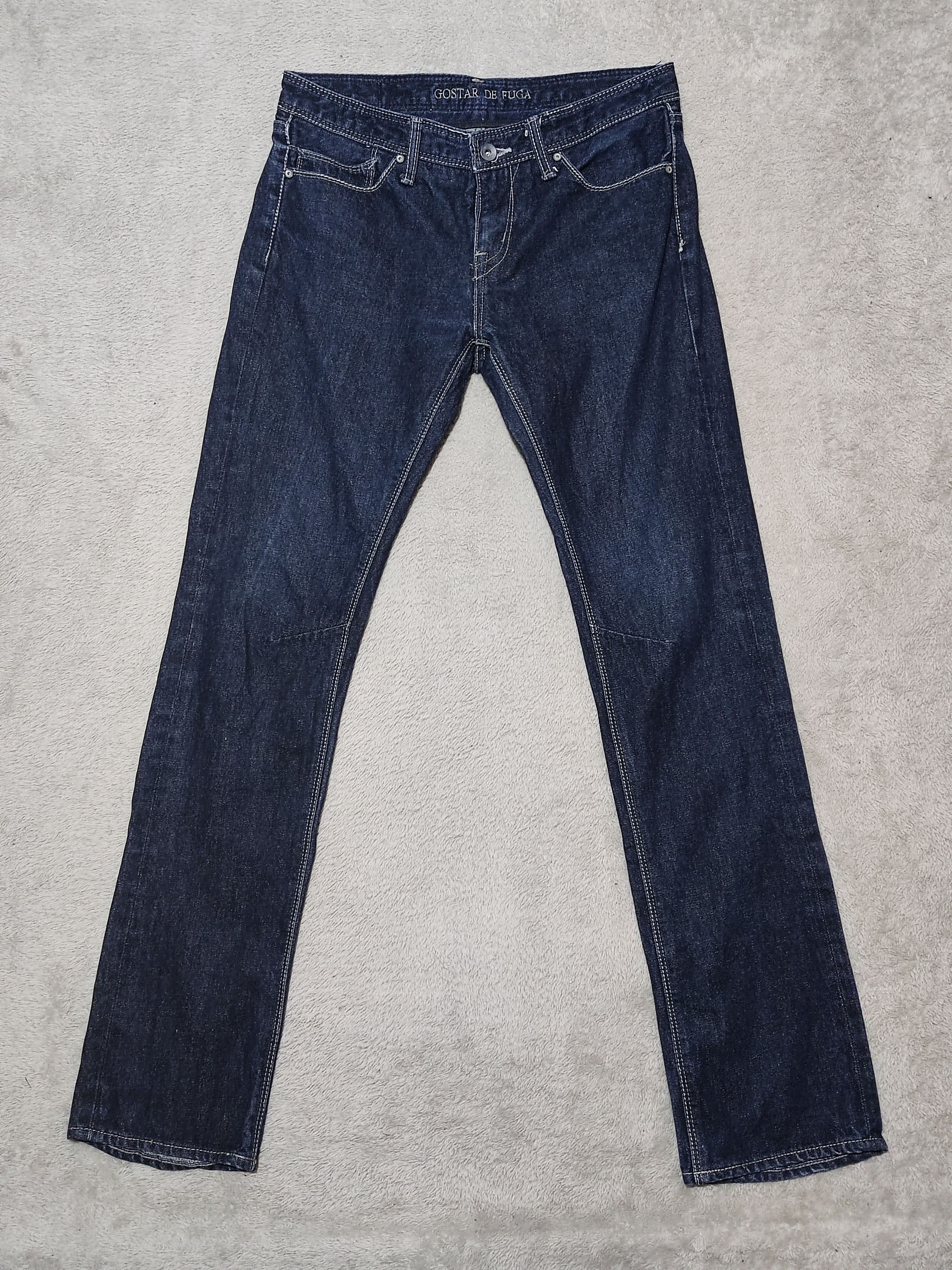 GOSTAR DE FUGA Vintage Gostar de Fuga Distressed Slim Flare Denim Pants Size 30" / US 8 / IT 44 - 1 Thumbnail
