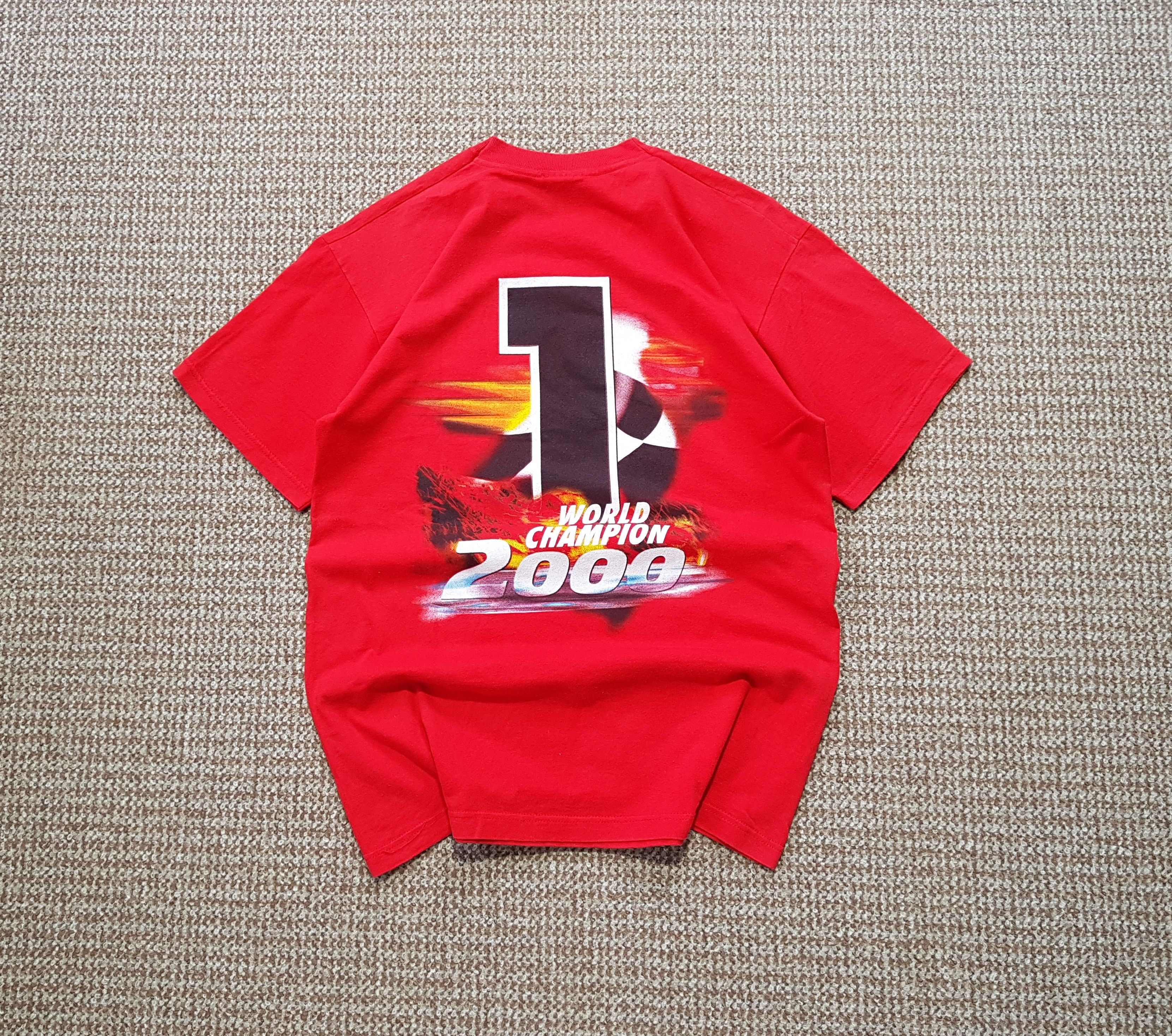 Formula 1 MICHAEL SCHUMACHER F1 2000 CHAMPION FERRARI T SHIRT Size US M / EU 48-50 / 2 - 2 Thumbnail