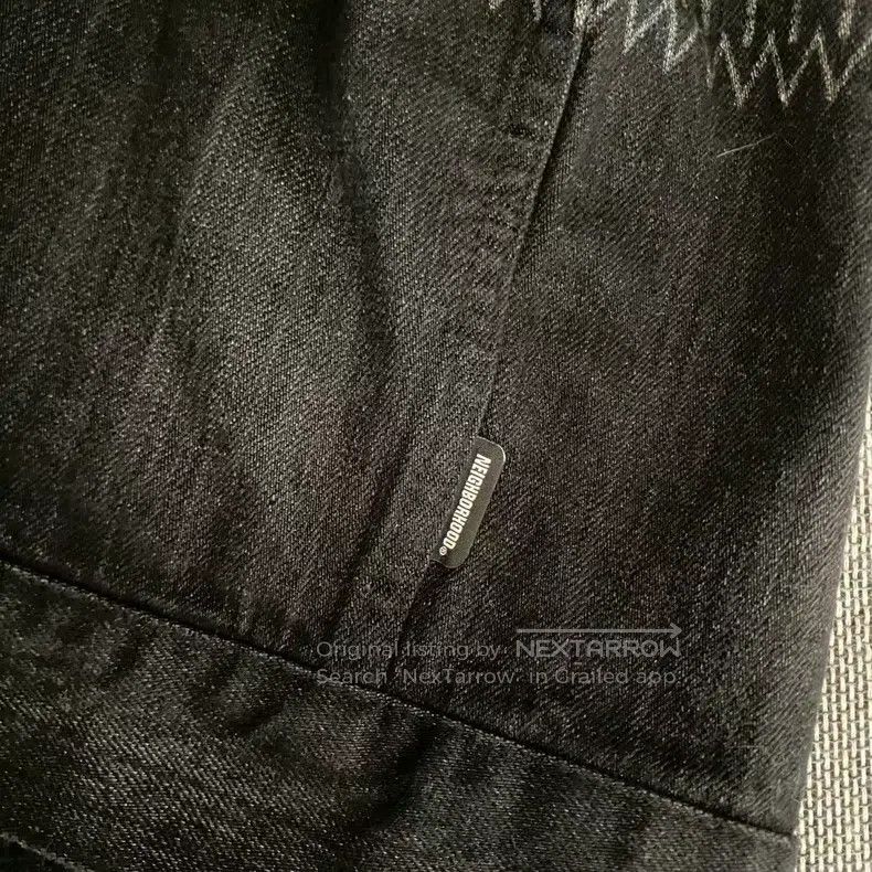 Neighborhood Neighborhood Black Soul Denim Jacket Size US XL / EU 56 / 4 - 5 Thumbnail
