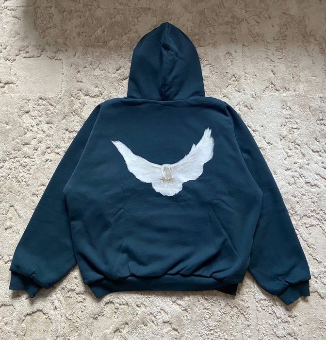 Balenciaga Yeezy gap balenciaga dove shrunken hoodie | Grailed