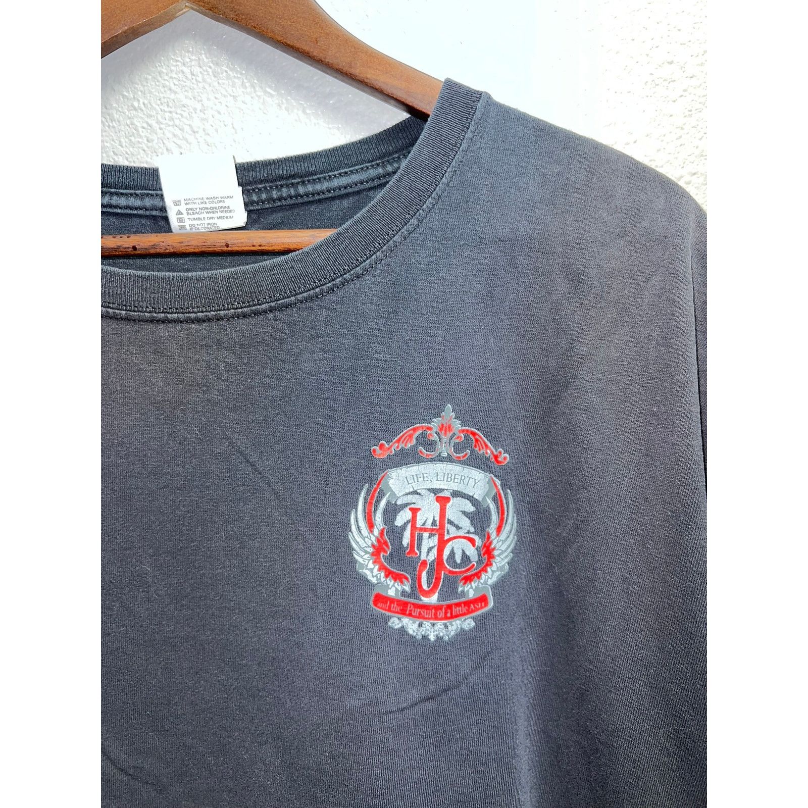 Anvil Vintage Life Liberty Shirt Pursuit Of A Little Ash HJC Shirt Size US XXL / EU 58 / 5 - 3 Thumbnail