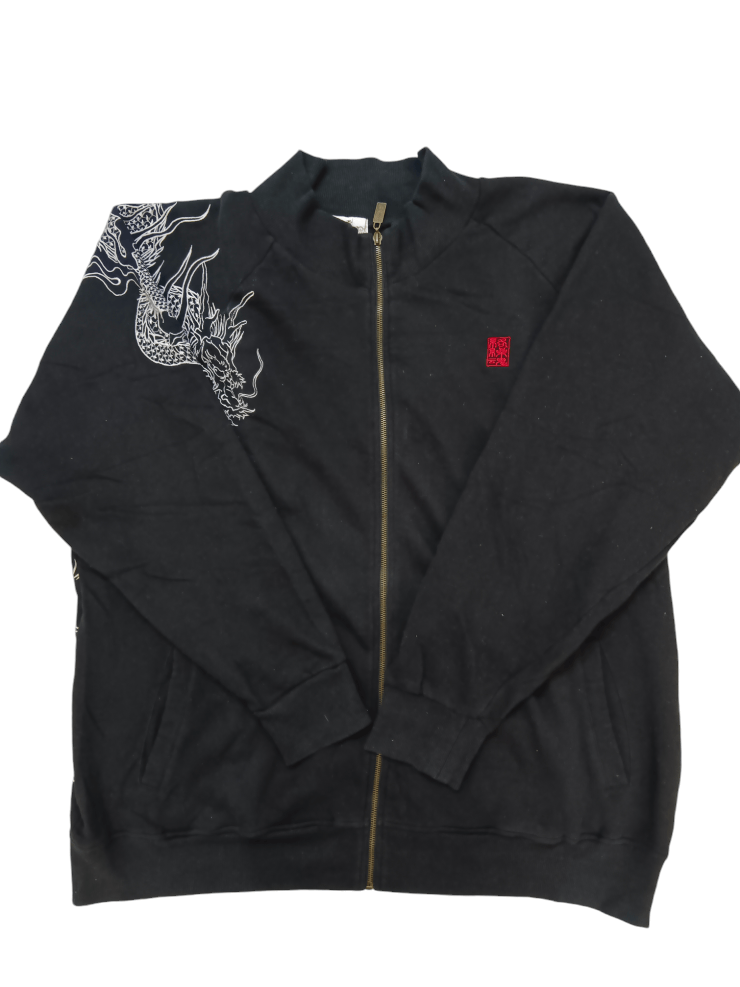 Karakuri Tamashii 🔥Karakuri Tamashi🔥 Dragons Embroidery Zipper Jacket Size US XL / EU 56 / 4 - 10 Thumbnail