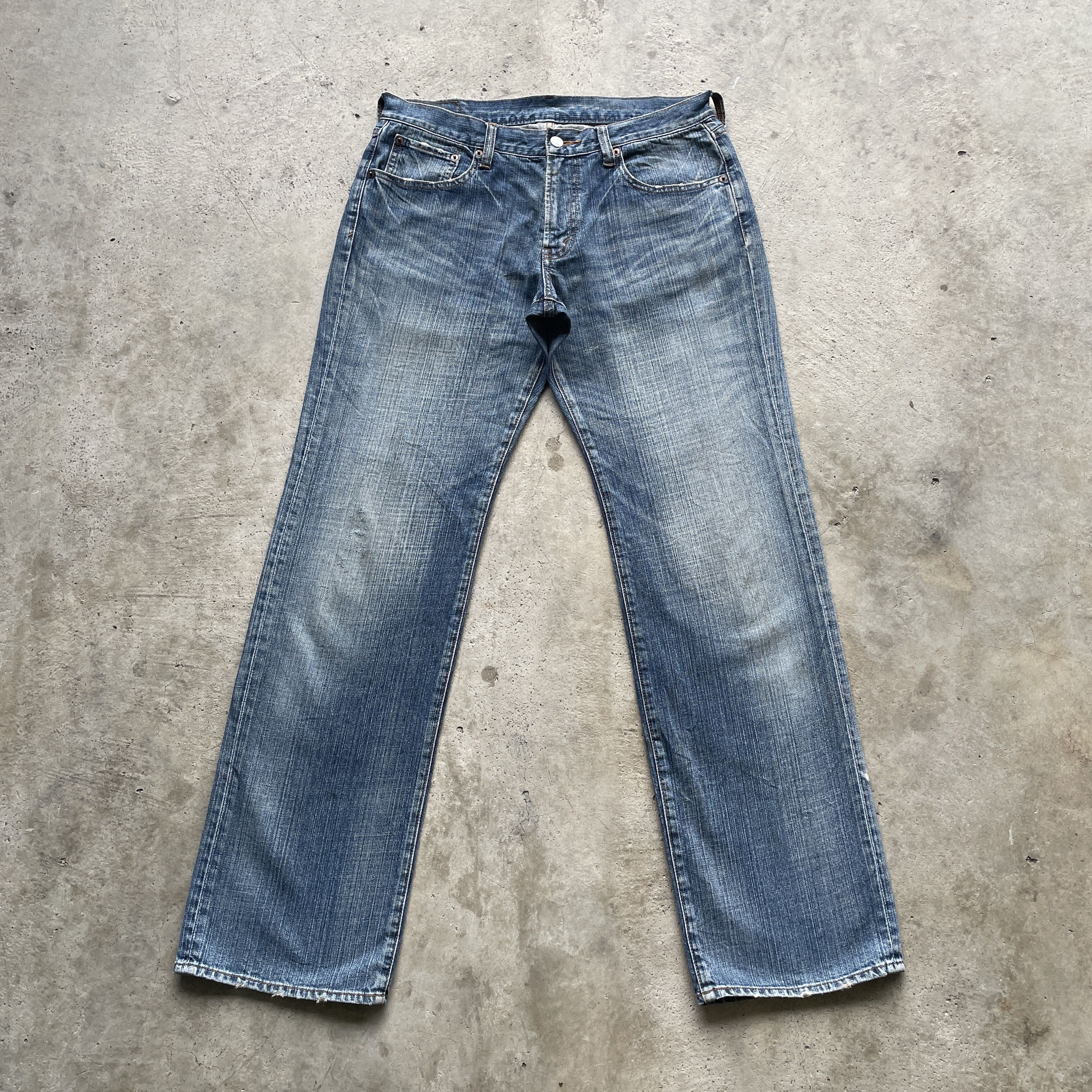 Japanese Brand VINTAGE JAPANESE JEANS FADED PANTS DENIM W32x33 Size US 32 / EU 48 - 2 Thumbnail