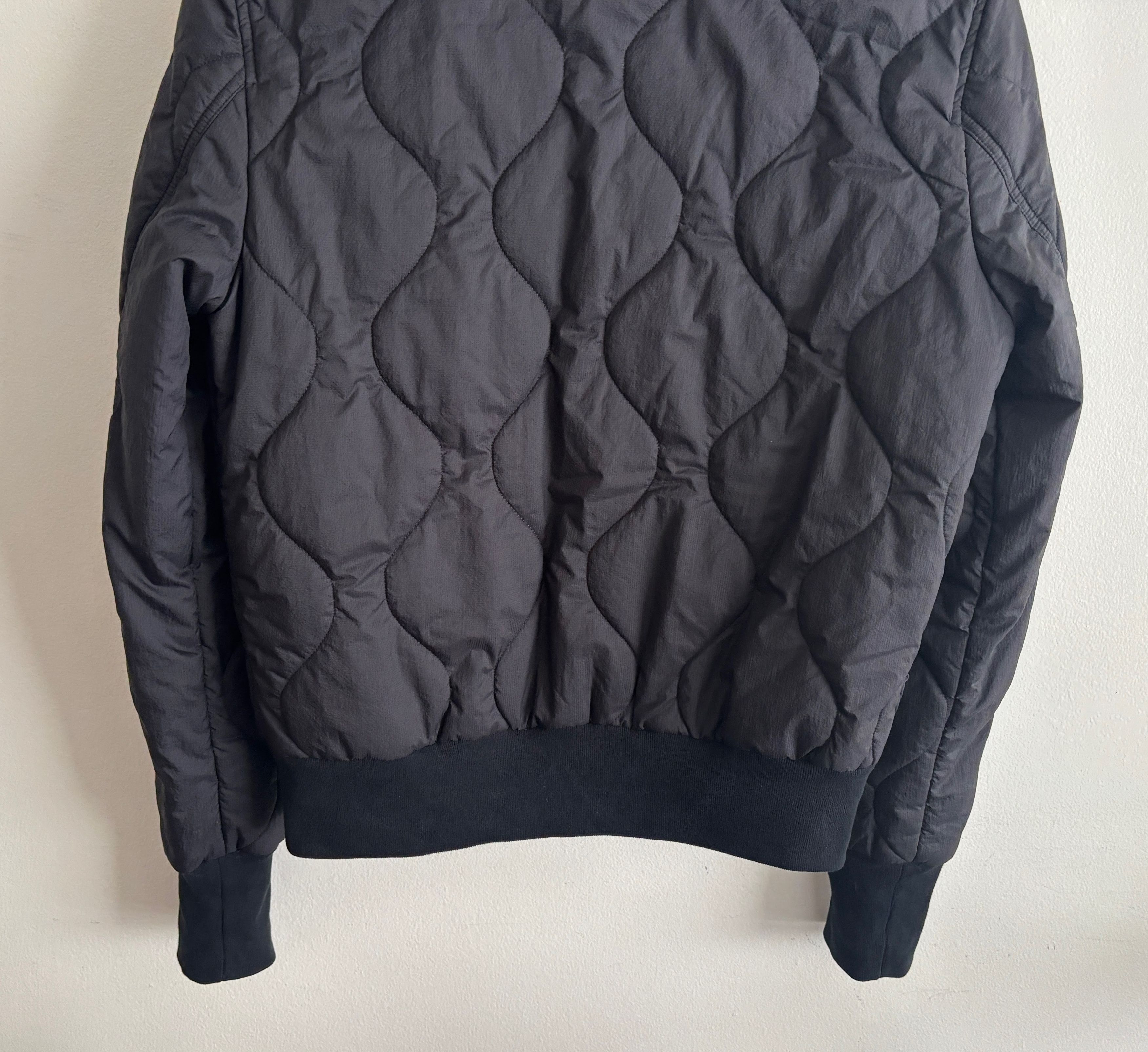 Wings + Horns $ Black Nylon Quilted Primaloft Combat Bomber Jacket - Small Size US S / EU 44-46 / 1 - 8 Thumbnail