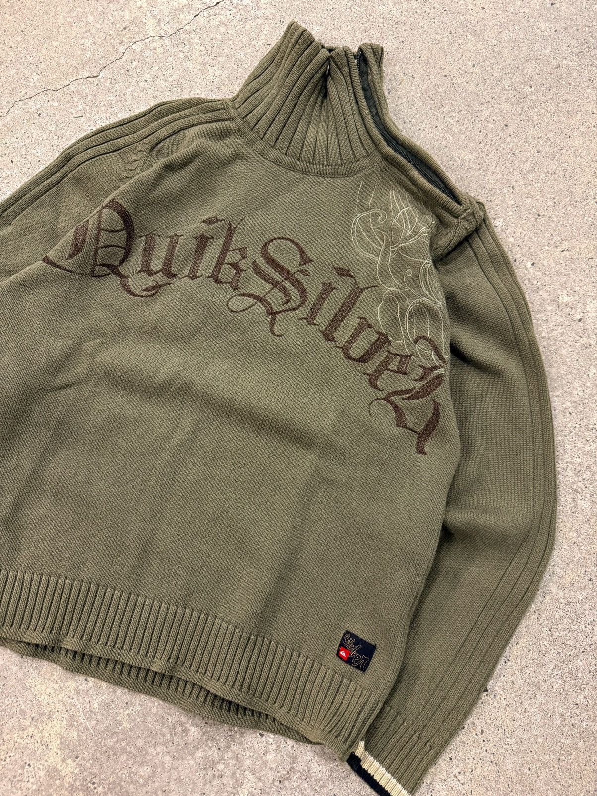 Quiksilver × Vintage QUICKSILVER SWEATER Size US M / EU 48-50 / 2 - 2 Thumbnail