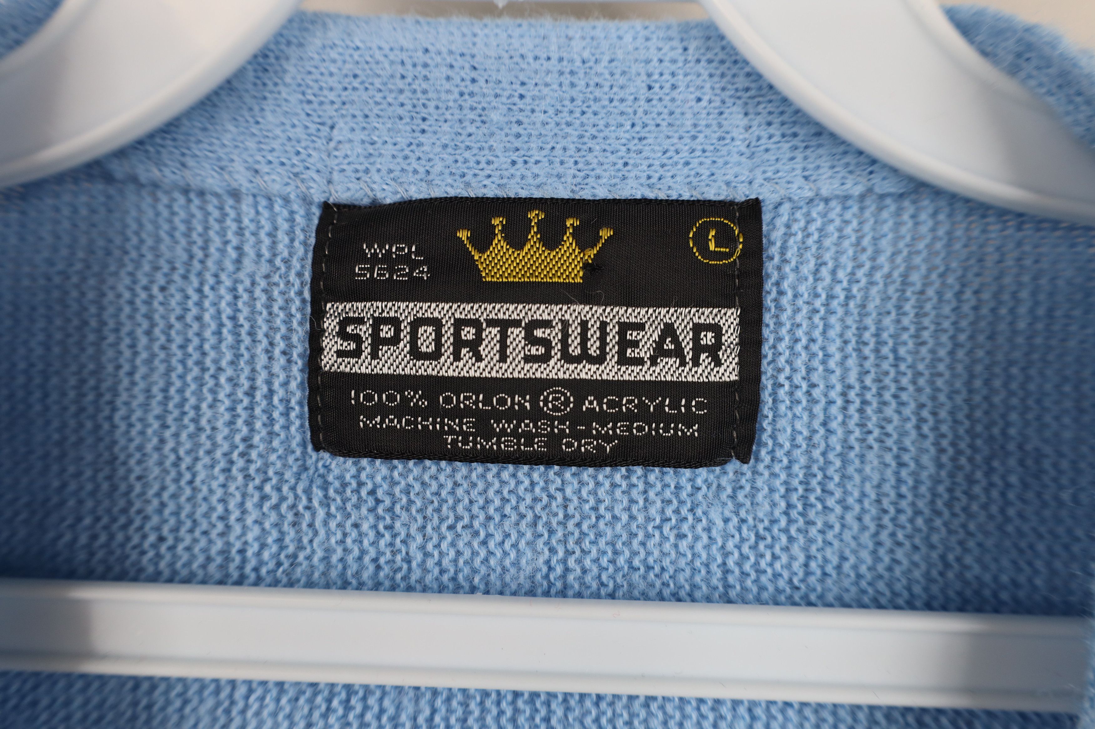 Vintage Vintage 60s 70s Streetwear Sweater Carolina Blue USA Size US L / EU 52-54 / 3 - 8 Thumbnail