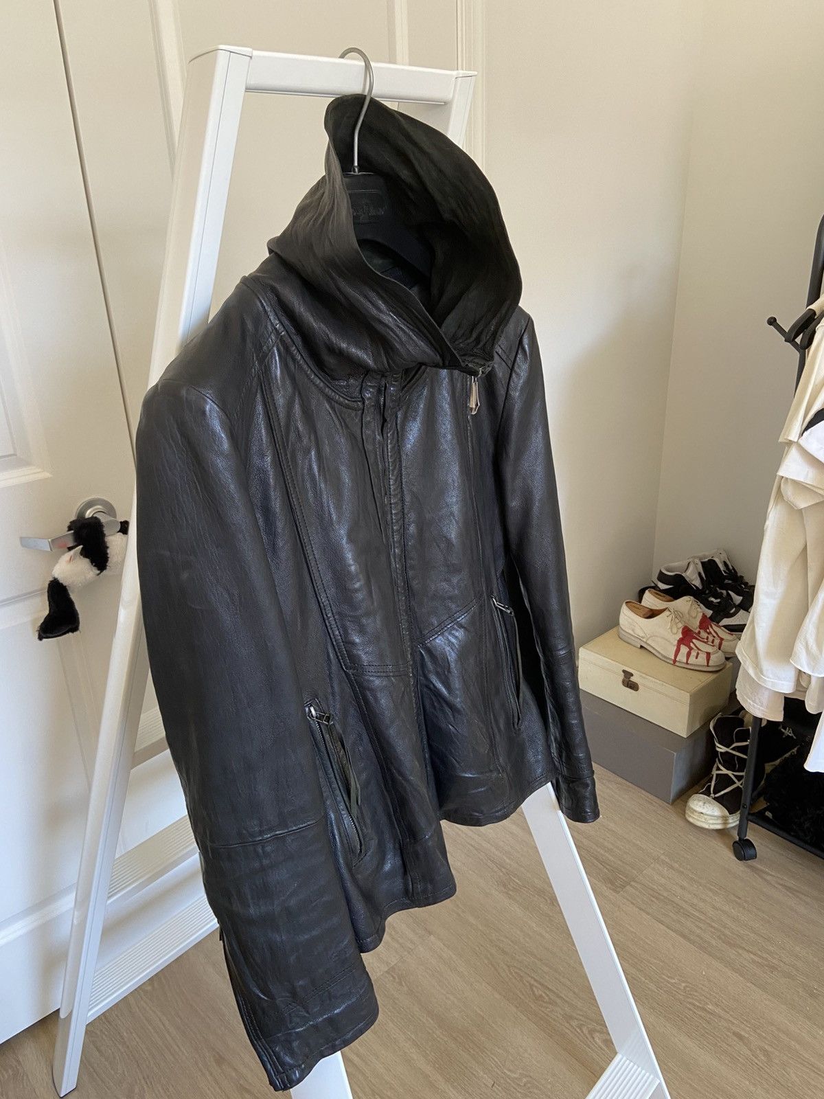5351 POUR LES HOMMES 5351 Leather Zip Jacket Size US M / EU 48-50 / 2 - 14 Thumbnail