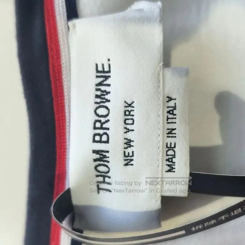 Thom Browne Thom Browne Women's White Cotton T-Shirt . Size S / US 4 / IT 40 - 4 Thumbnail