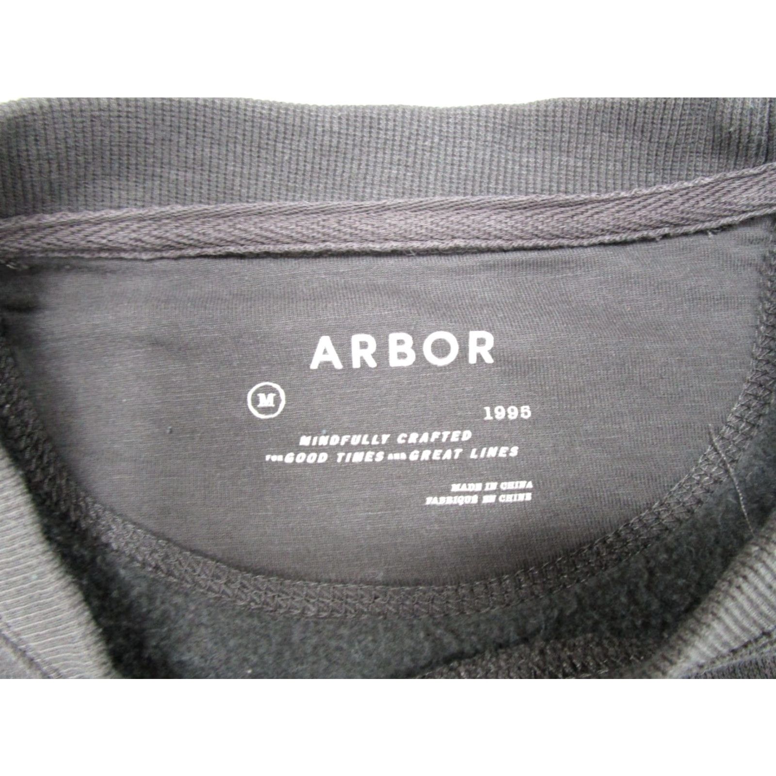 Vintage Arbor Sweatshirt Mens Size S Gray Fleece Cotton Blend Pocket Knife Snowboarding Winter Outdoor Skate Regular Pullover Crew Neck Long Sleeve Size US S / EU 44-46 / 1 - 2 Thumbnail