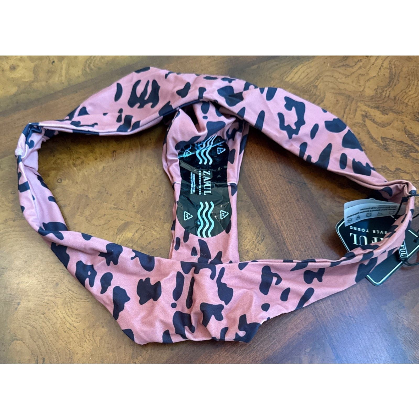 ZAFUL Zaful Black And Brown Animal Print Swimsuit Size US 6 Size M / US 6-8 / IT 42-44 - 2 Thumbnail