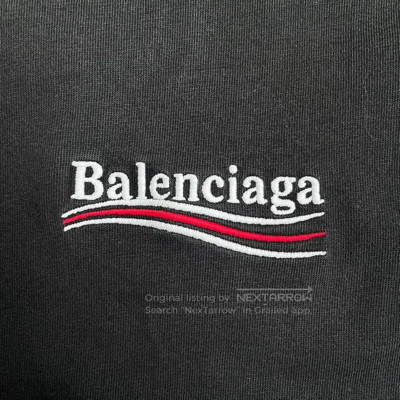 Balenciaga Balenciaga Cola Embroidery Loose Fit Short Sleeve T-Shirt Size US M / EU 48-50 / 2 - 3 Thumbnail