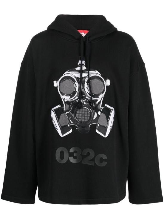 032c 032C Men Hoodies C2040 BLACK Black Size US S / EU 44-46 / 1 - 1 Thumbnail