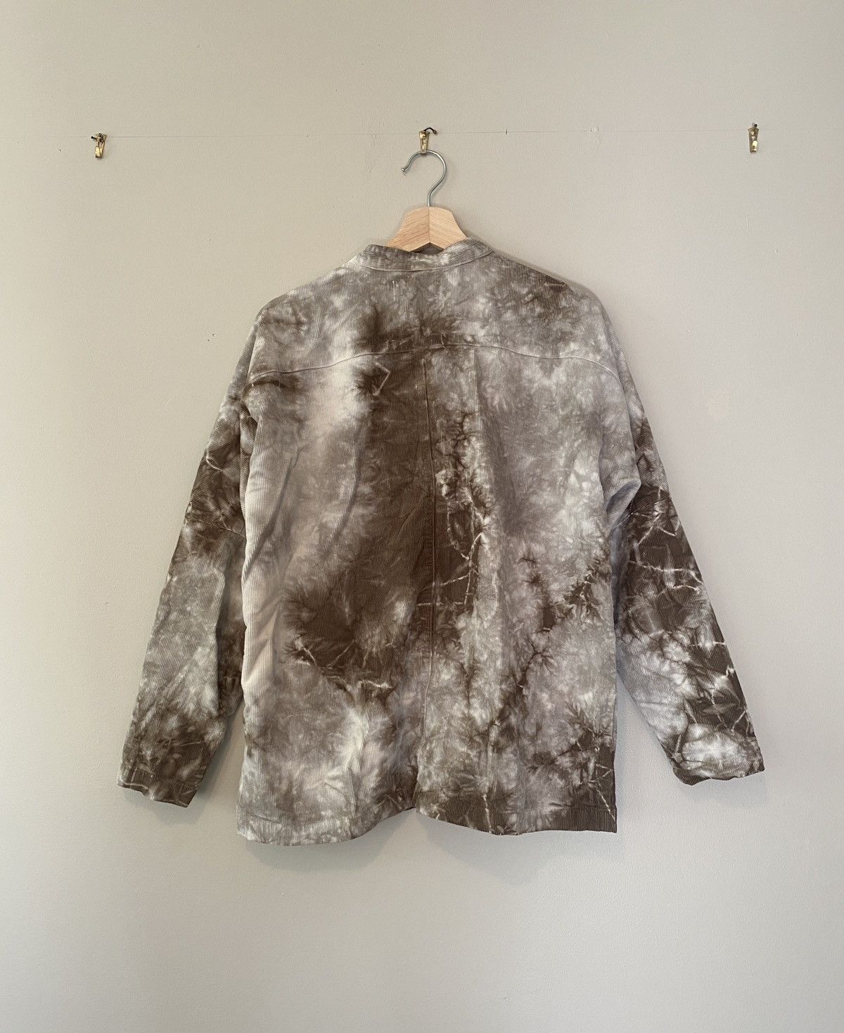 Other Seeker Grey Tie Dye Corduroy Raj Coat Size US M / EU 48-50 / 2 - 2 Thumbnail