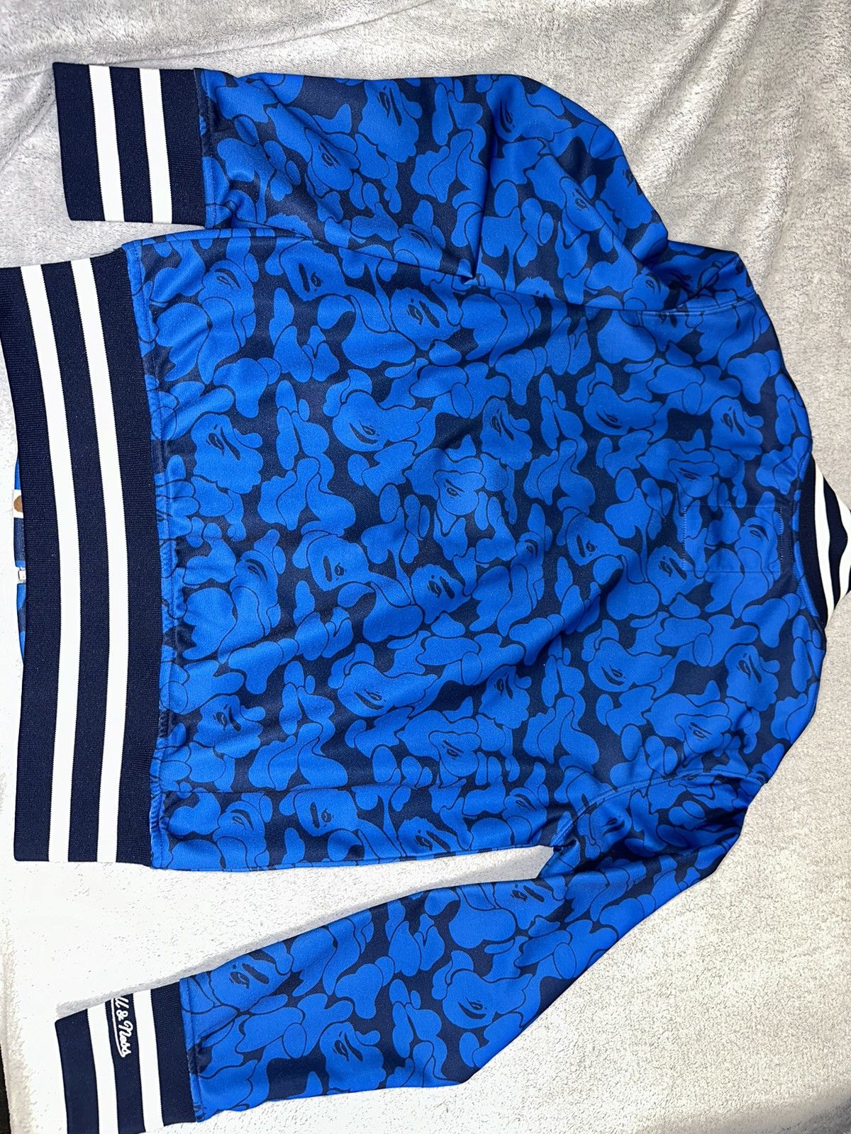 Bape × Mitchell & Ness Bape x Mitchell & Ness NY Yankees Jacket Size US M / EU 48-50 / 2 - 2 Thumbnail