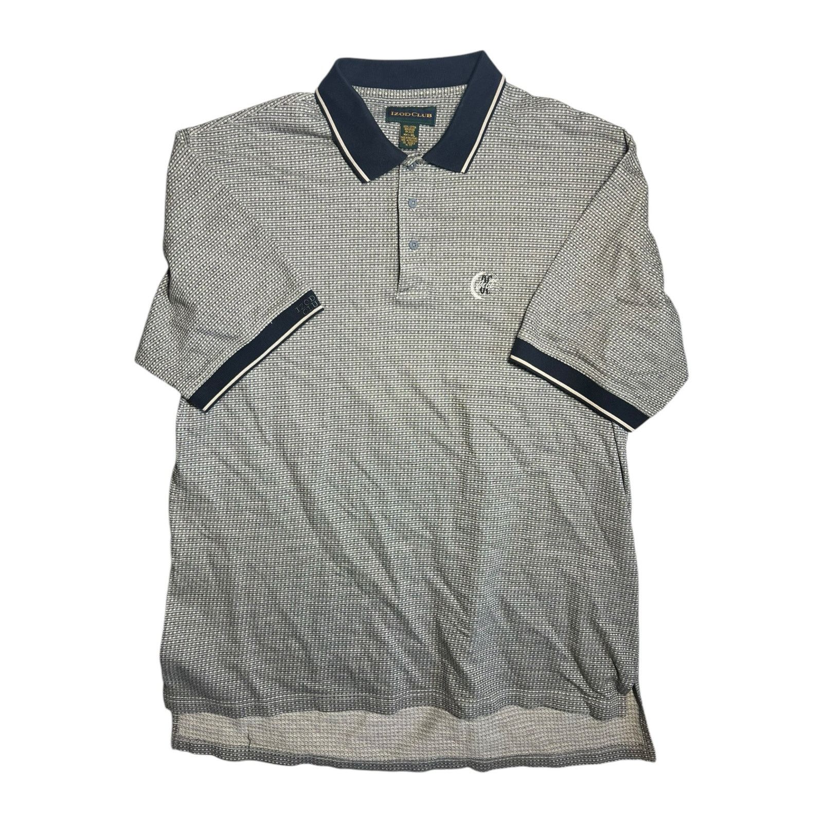 Izod IZOD Club XL Patterned Polo Shirt Short Sleeve Casual Size US XL / EU 56 / 4 - 1 Thumbnail