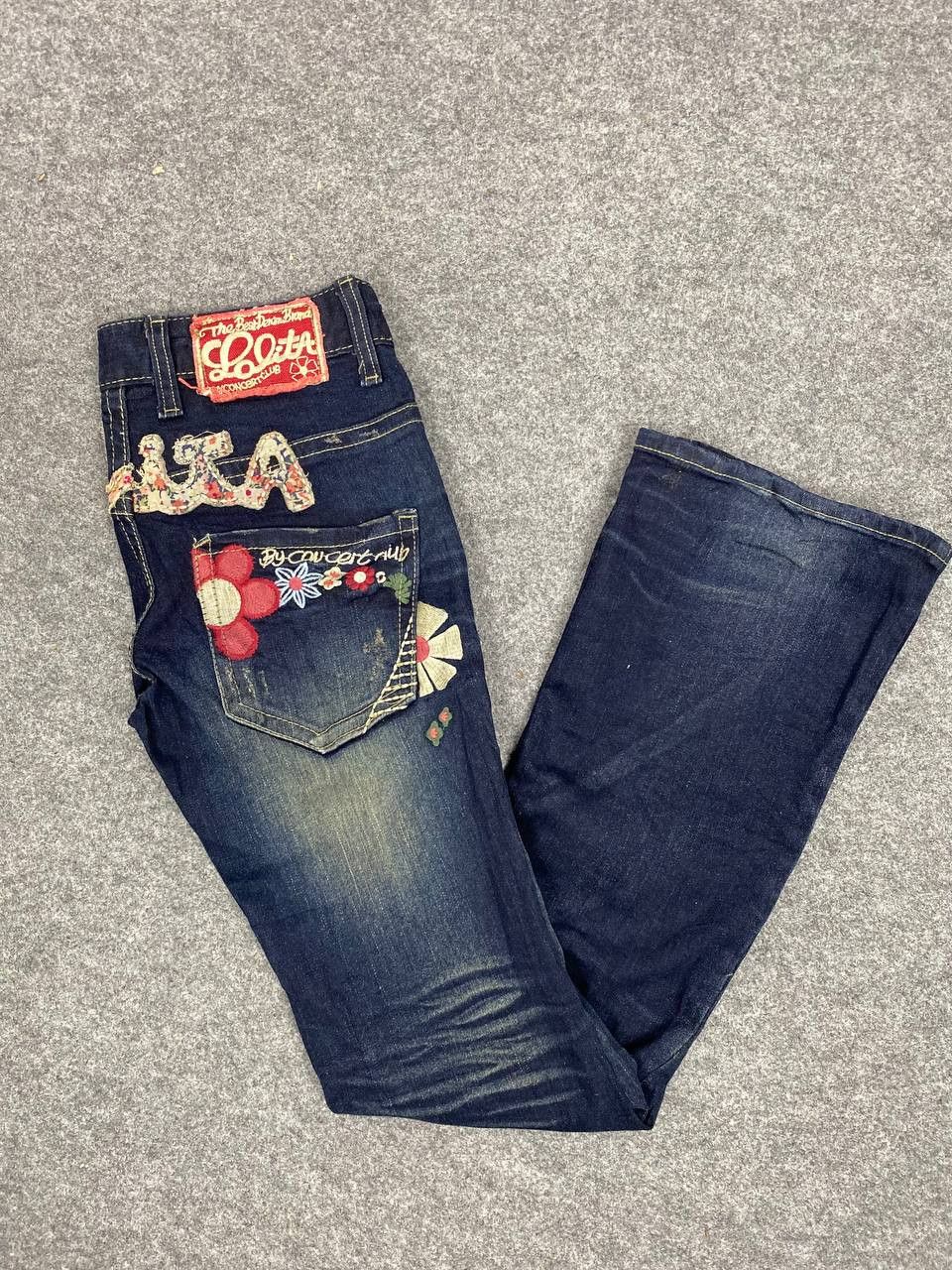 Japanese Brand lolita japanese brand bootcut flare denim nice design Size 30" / US 8 / IT 44 - 2 Thumbnail