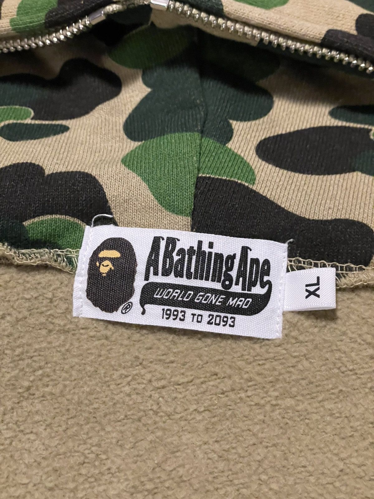 Bape ABC Camo Shark Full Zip Hoodie Size US XL / EU 56 / 4 - 9 Thumbnail