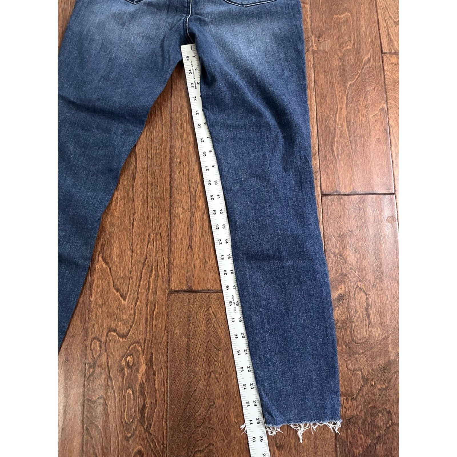 Pacsun Pacsun Jegging Jeans Womens 25 Blue High Rise Torn Distressed Stretch Skinny Size 42" / US 20 - 8 Thumbnail