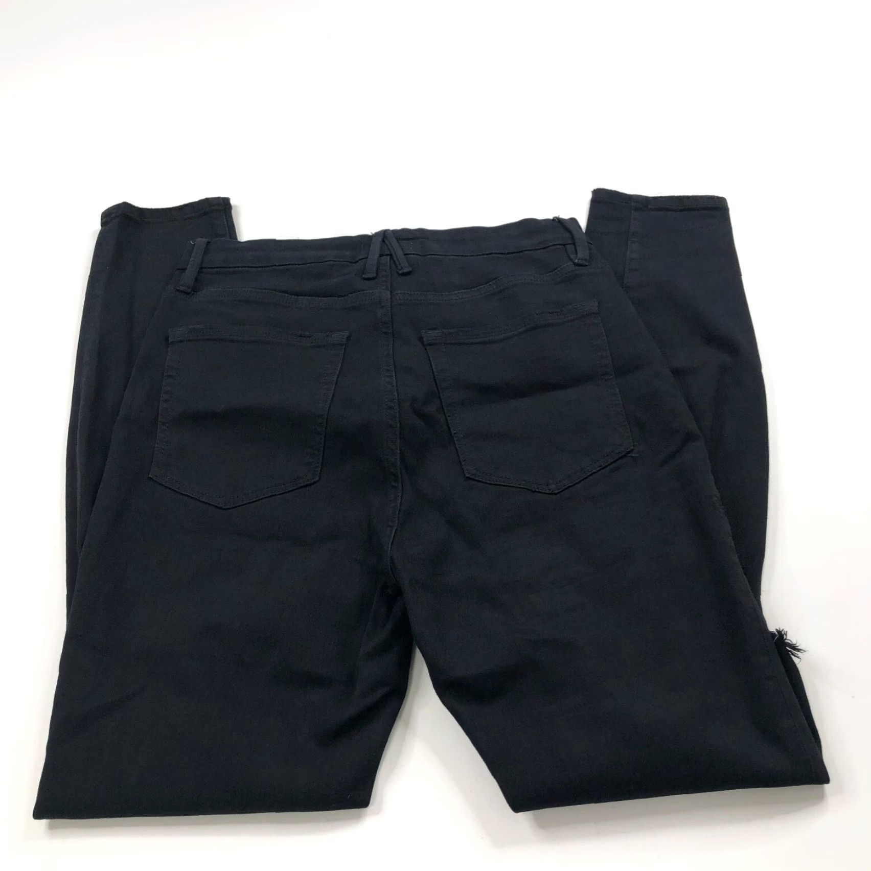 Good American Good American Jeans High Rise Skinny 8 27W 29L GL108TOF Black Denim 5-Pocket Women Size 27" / US 4 / IT 40 - 2 Thumbnail