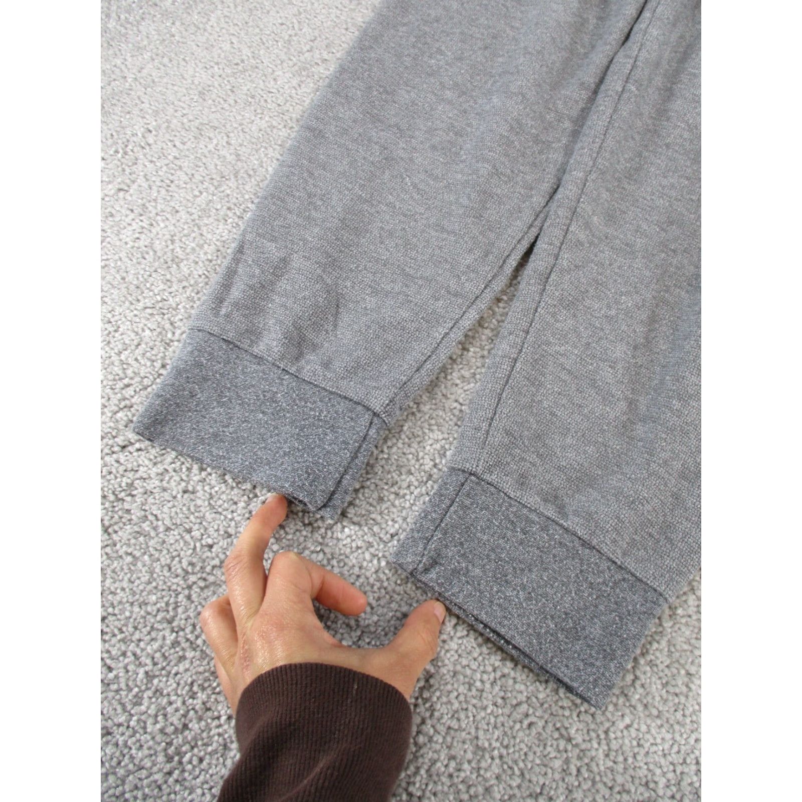 Zara Zara Joggers Womens Medium Gray Woven Drawstring Pants Knit Tapered Front Flat Closure Drawstring Womens M Gray Jogger Size 32" / US 10 / IT 46 - 2 Thumbnail