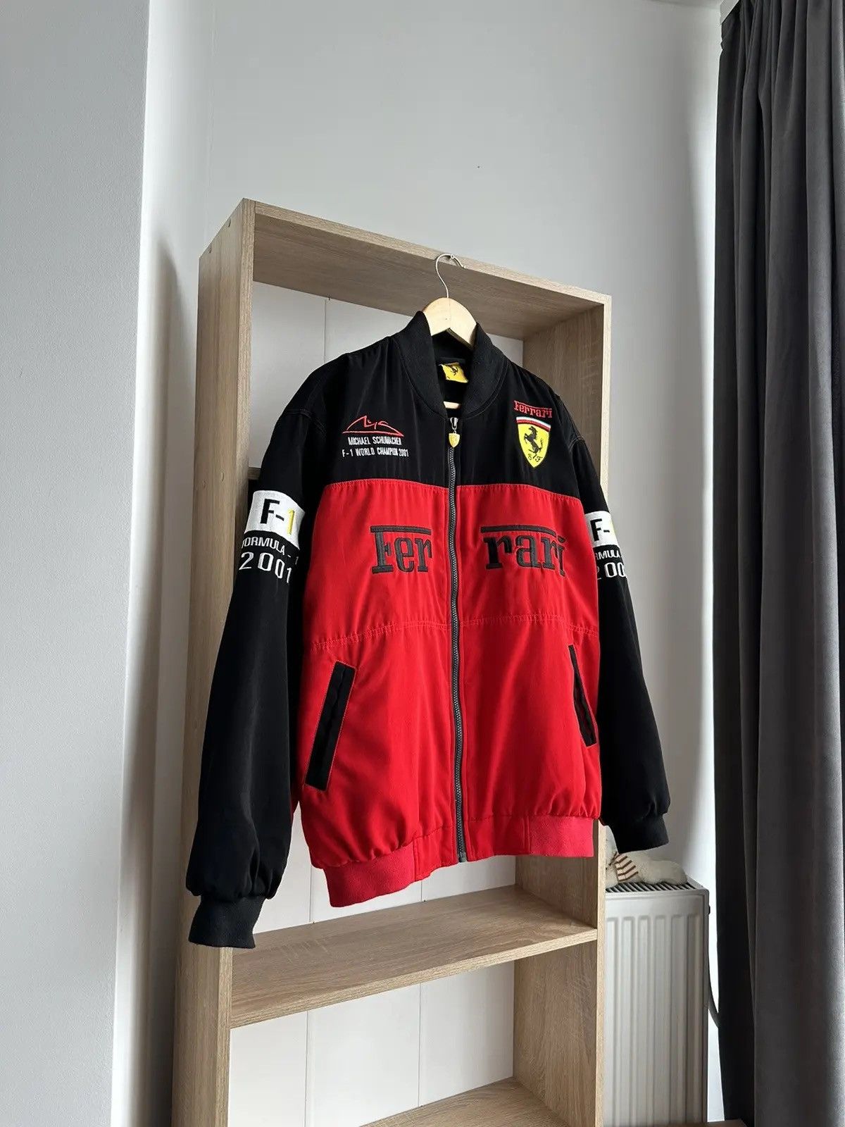 Ferrari × Formula 1 Vintage Ferrari Racing Red Formula Uno Jacket Size US M / EU 48-50 / 2 - 11 Thumbnail
