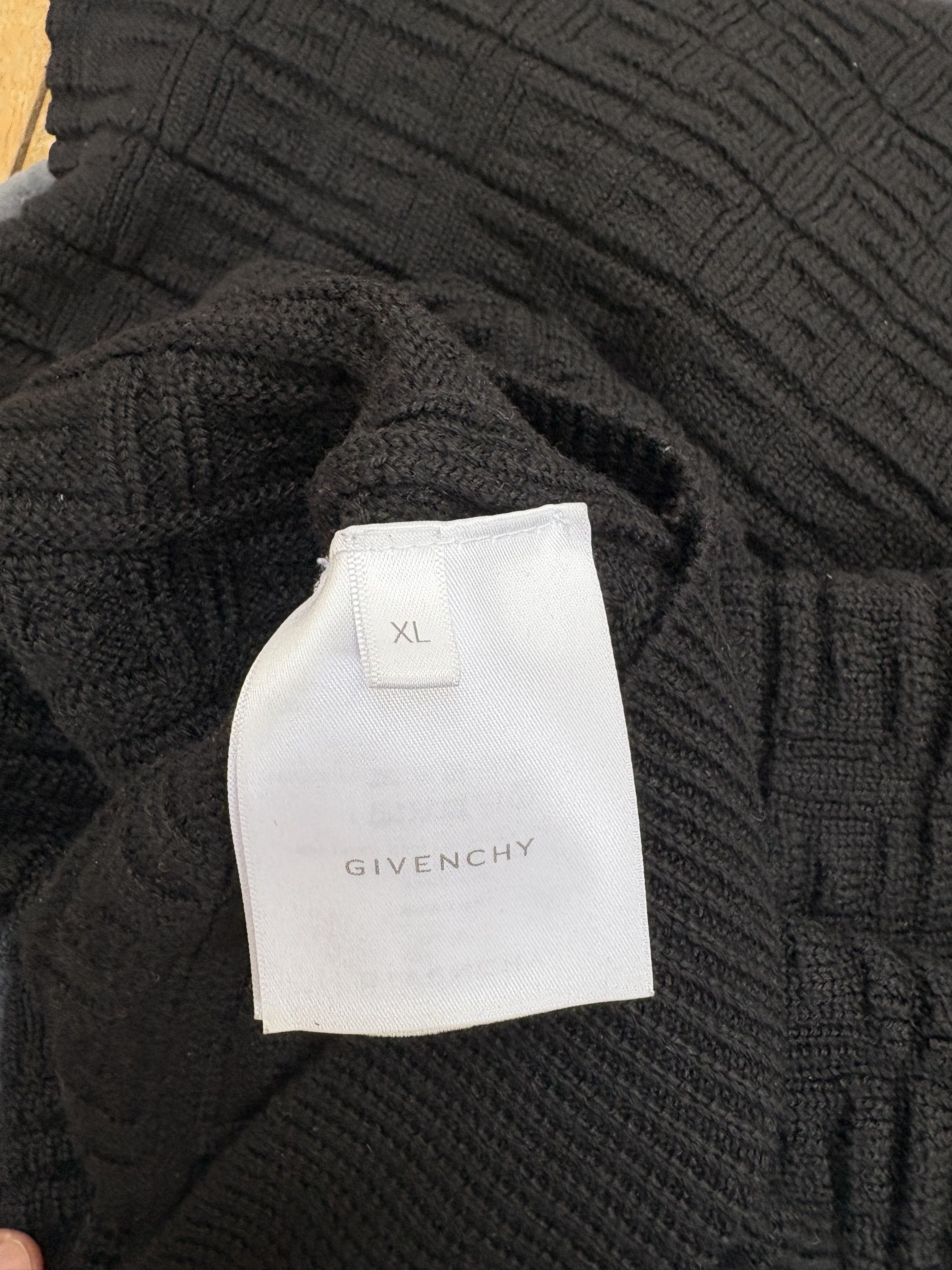 Givenchy Givenchy black 4G jacquard cotton jumper Size US L / EU 52-54 / 3 - 6 Thumbnail
