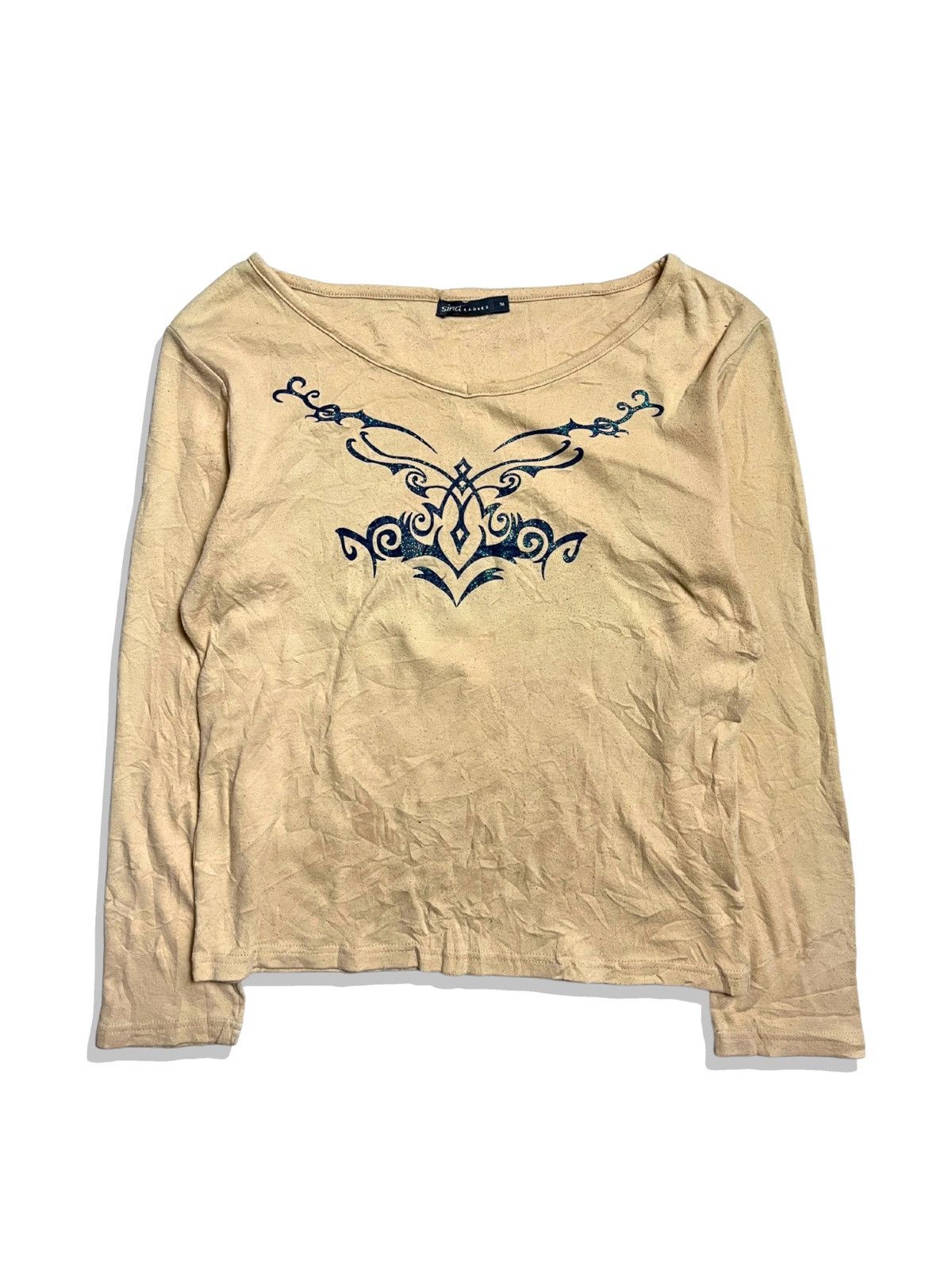 If Six Was Nine × Japanese Brand × Le Grande Bleu (L.G.B.) 2000's Sind Tribal Longleeve Shirt Size M / US 6-8 / IT 42-44 - 1 Thumbnail