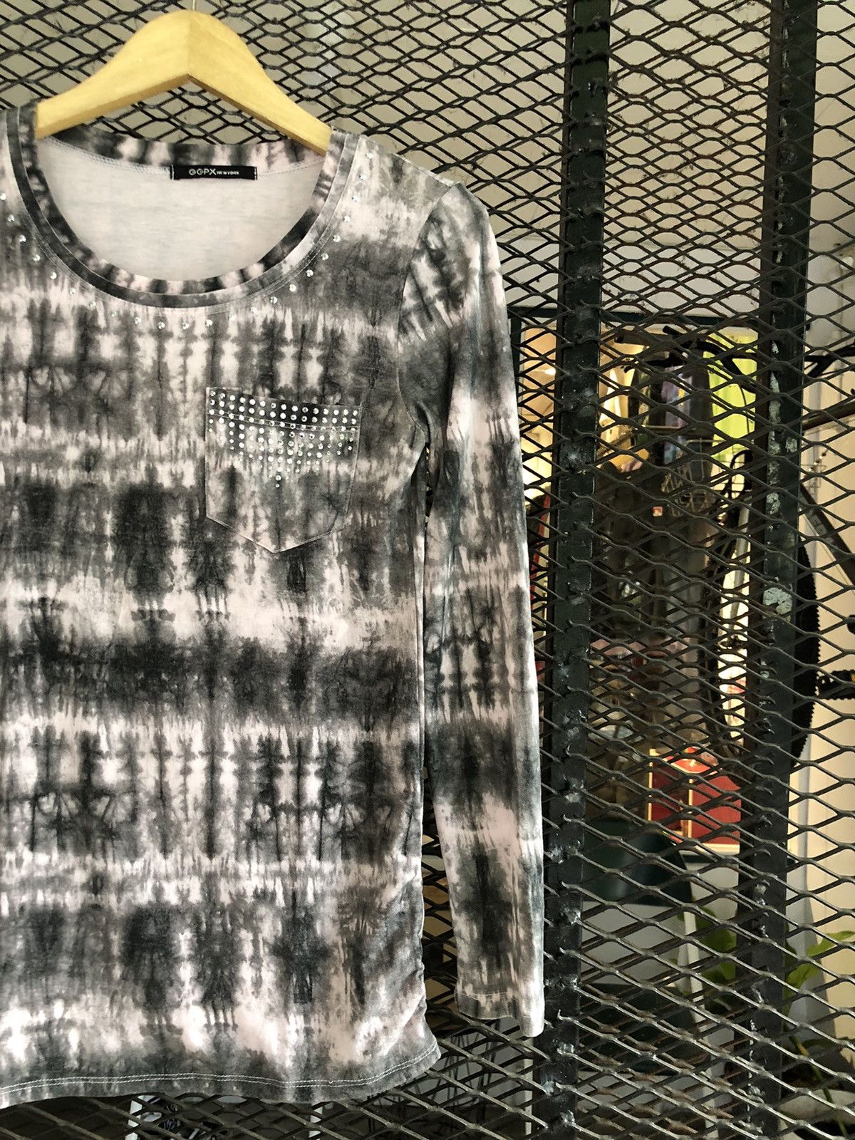 If Six Was Nine × Japanese Brand × Le Grande Bleu (L.G.B.) JAPANESE GGPX POEM TIE DYE LONGSLEEVE Size US S / EU 44-46 / 1 - 3 Thumbnail