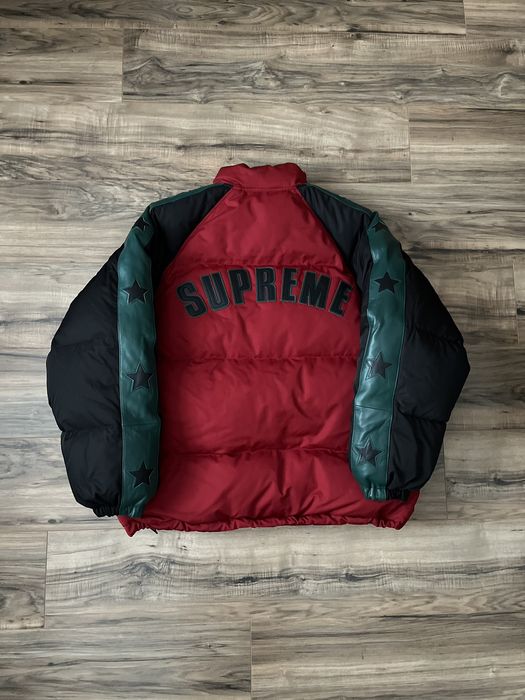 Supreme Supreme Star Sleeve Down Puffer Jacket | Grailed