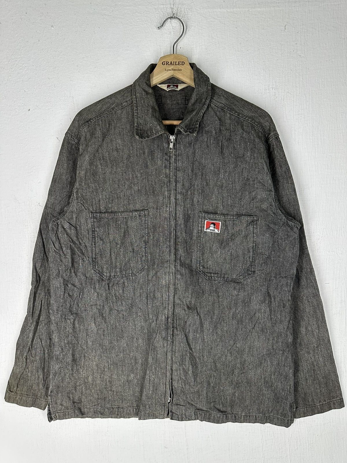 Ben Davis Vintage Ben David Denim Jacket Size US M / EU 48-50 / 2 - 1 Thumbnail