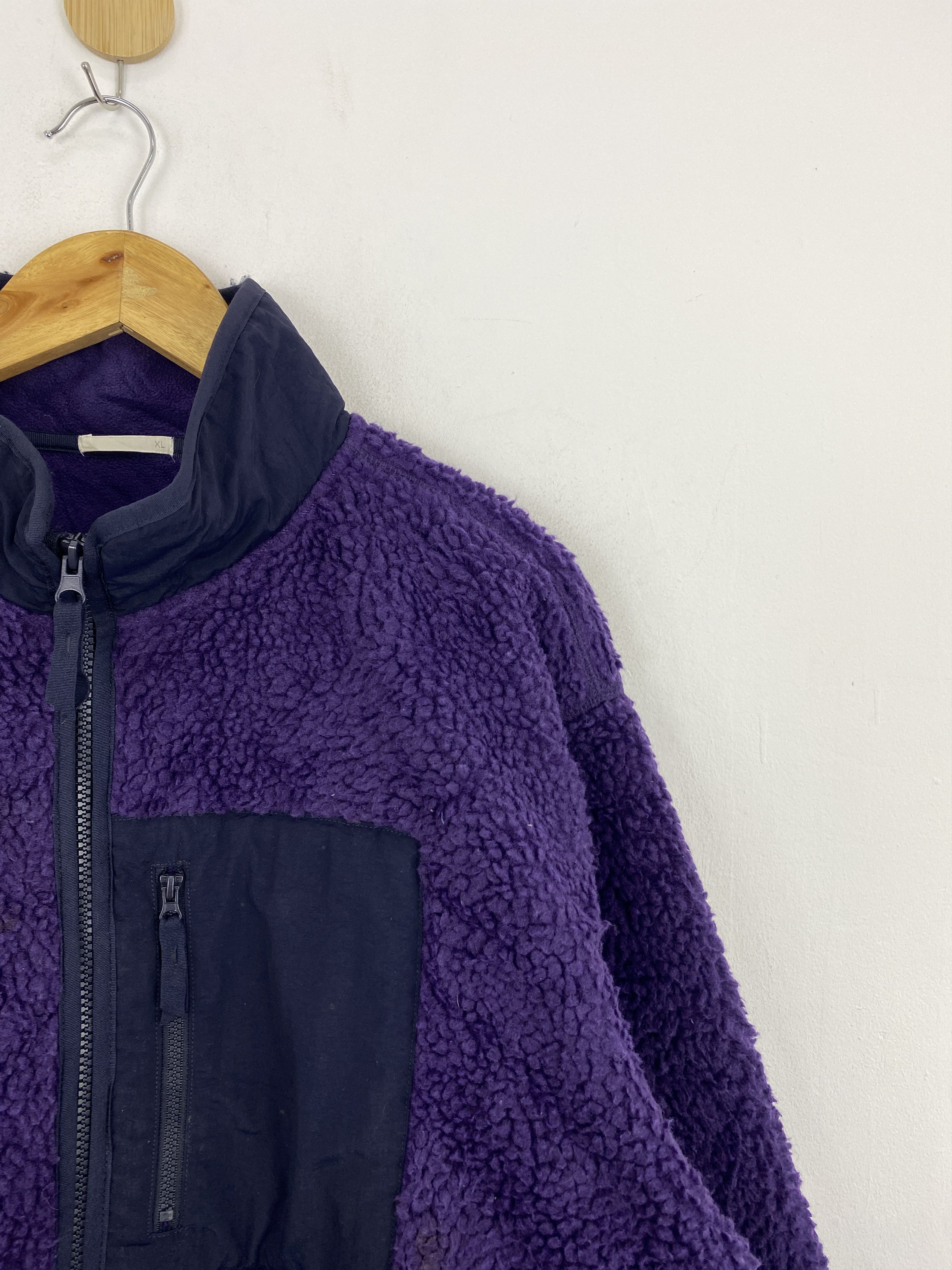 Vintage Vintage Japanese Brand GU Fleece Zipper Jacket J1911 Size US XL / EU 56 / 4 - 9 Thumbnail