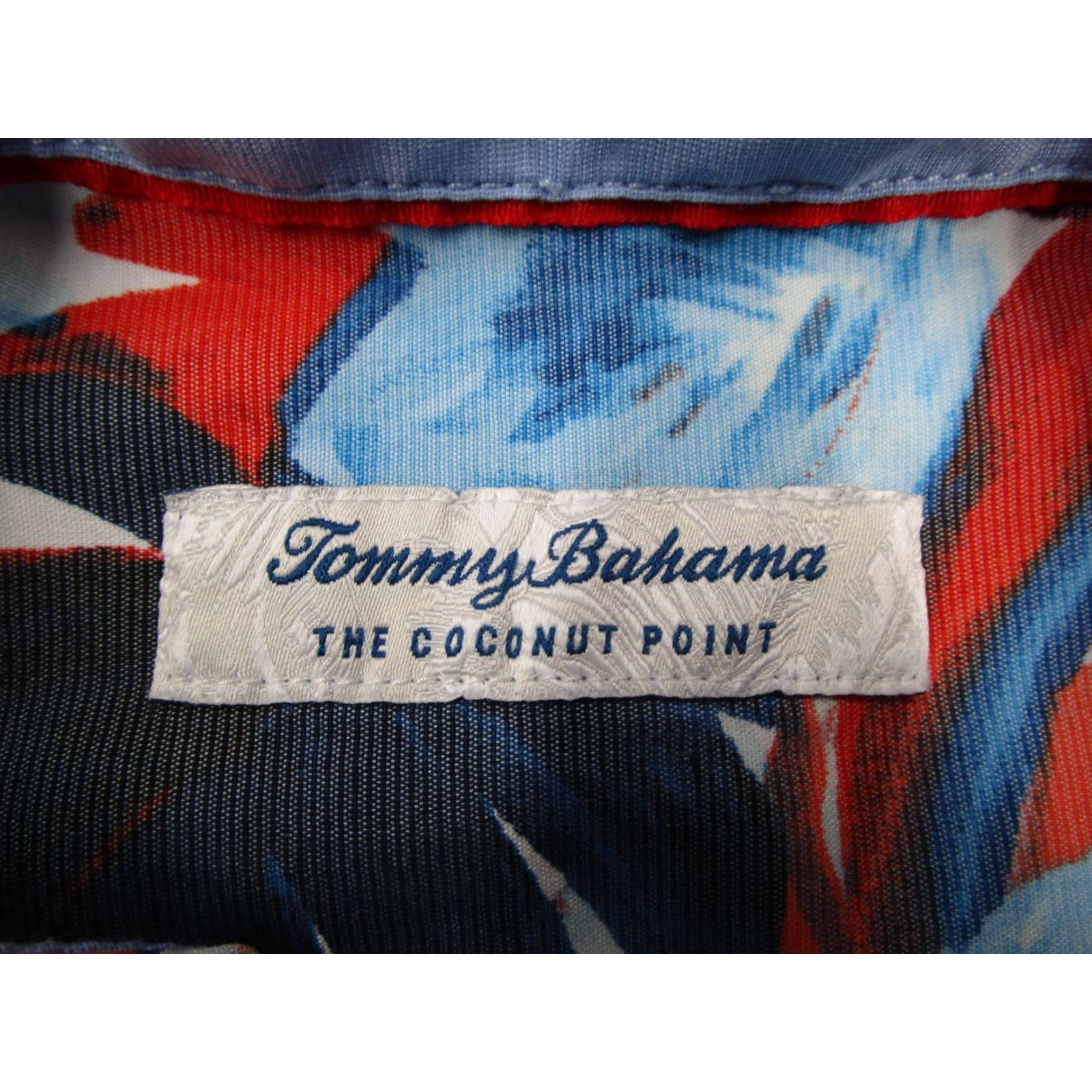 Tommy Bahama Tommy Bahama Coconut Point Shirt Mens M Island Zone Floral Button-Up Short Sleeve Multicolor Red Blue White Tropical Beach Hawaiian Size US M / EU 48-50 / 2 - 3 Thumbnail