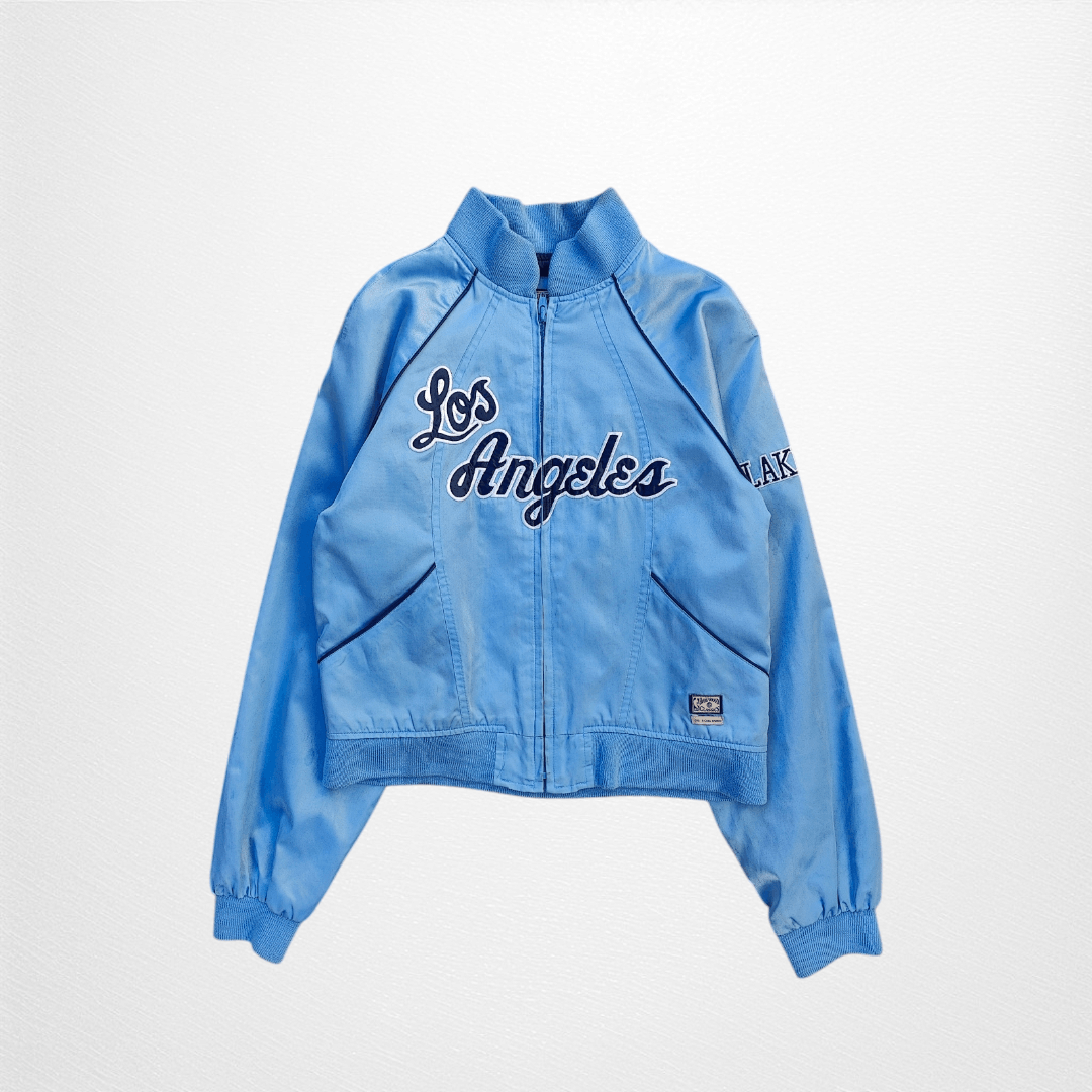 Mitchell & Ness × NBA Satin Jacket Los Angeles Lakers by Mitchell & Ness Size M / US 6-8 / IT 42-44 - 1 Thumbnail