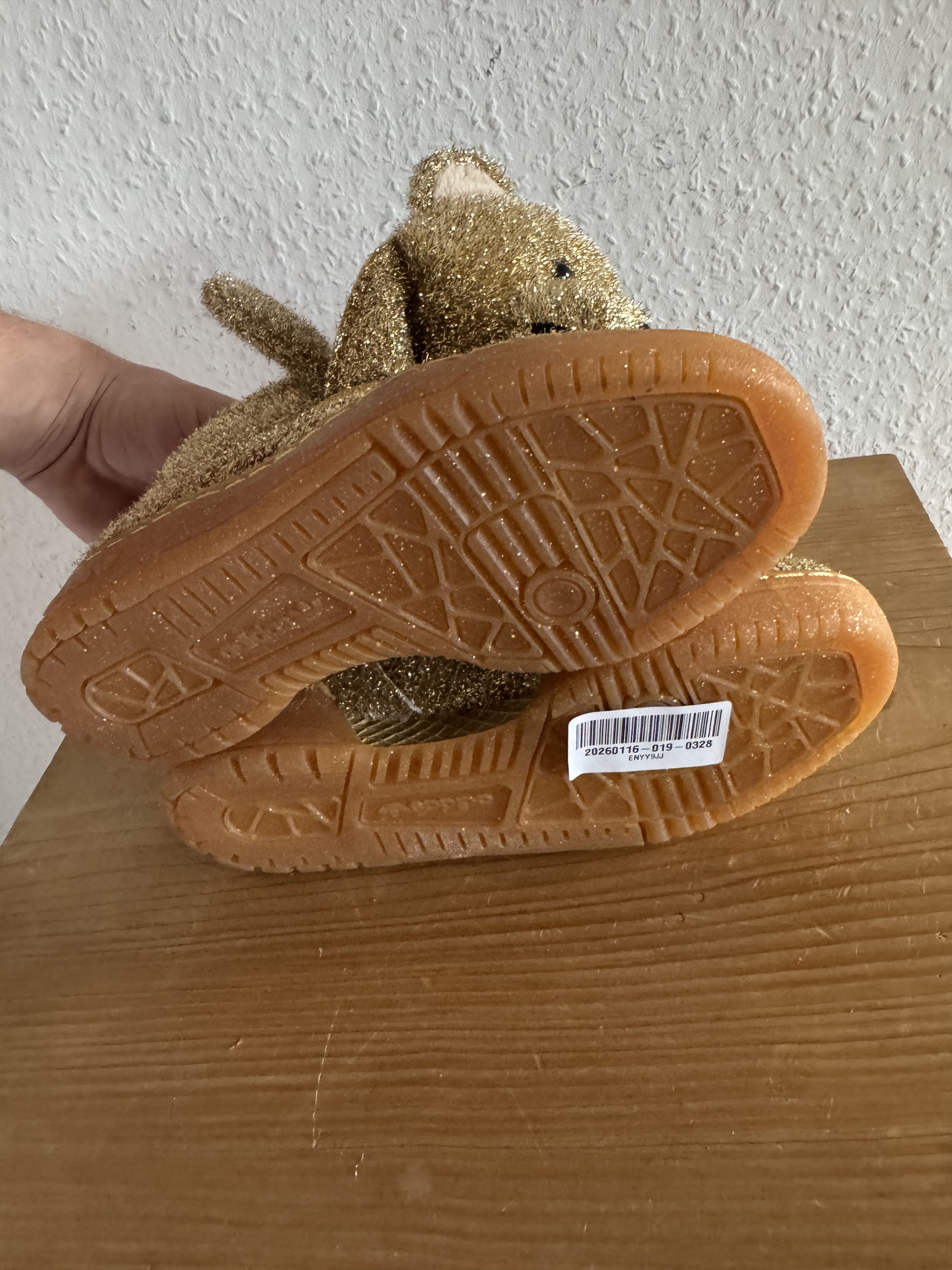 Adidas × Jeremy Scott Gold Teddy Bear Sneakers Size US 5.5 / IT 35.5 - 16 Thumbnail