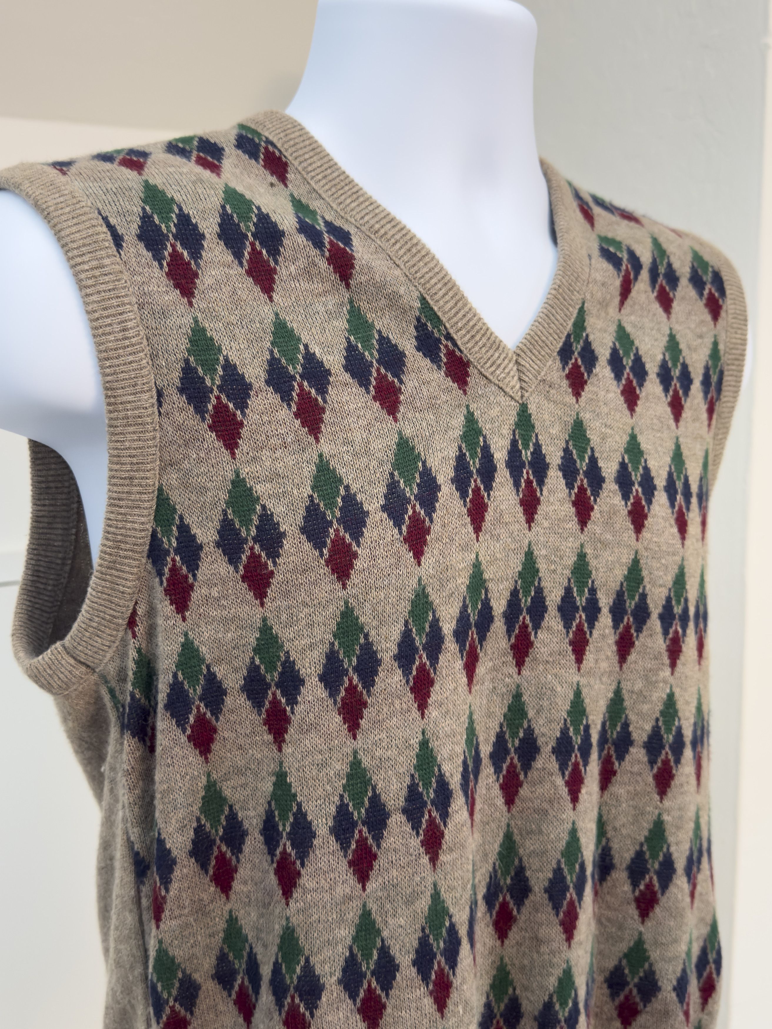 Other Vintage Arnie Arnold Palmer Argyle Sweater Vest Golf Knit Size US M / EU 48-50 / 2 - 2 Thumbnail