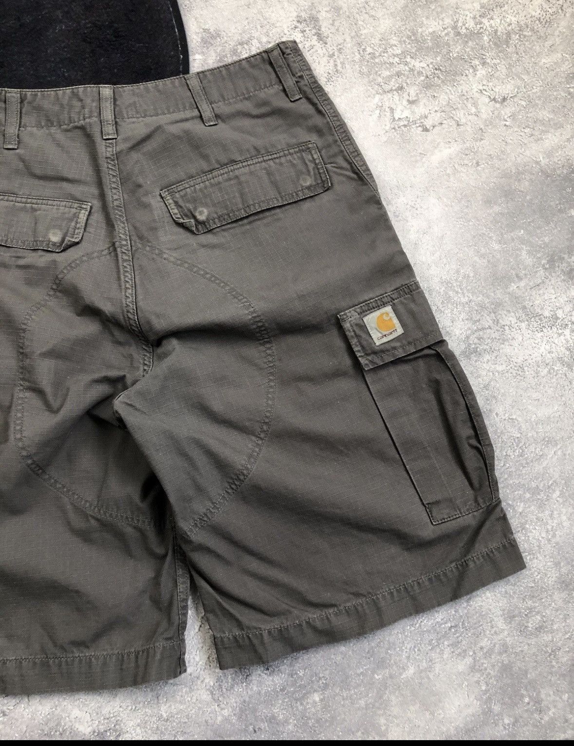 Carhartt CARHARTT Vintage Streetwear Cargo Shorts Mini Logo Hype Size US 29 - 7 Thumbnail