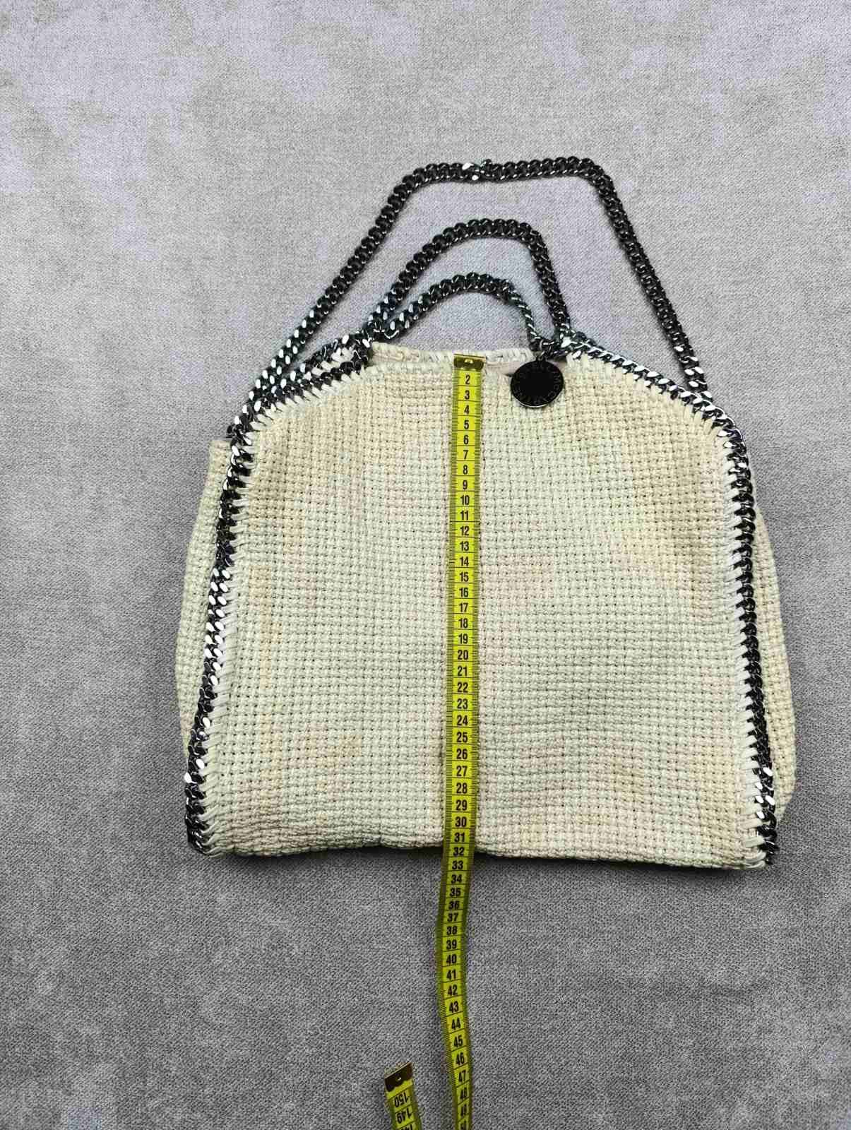 Stella McCartney STELLA MCCARTNEY FALABELLA COTTON TOTE BEIGE Size ONE SIZE - 4 Thumbnail