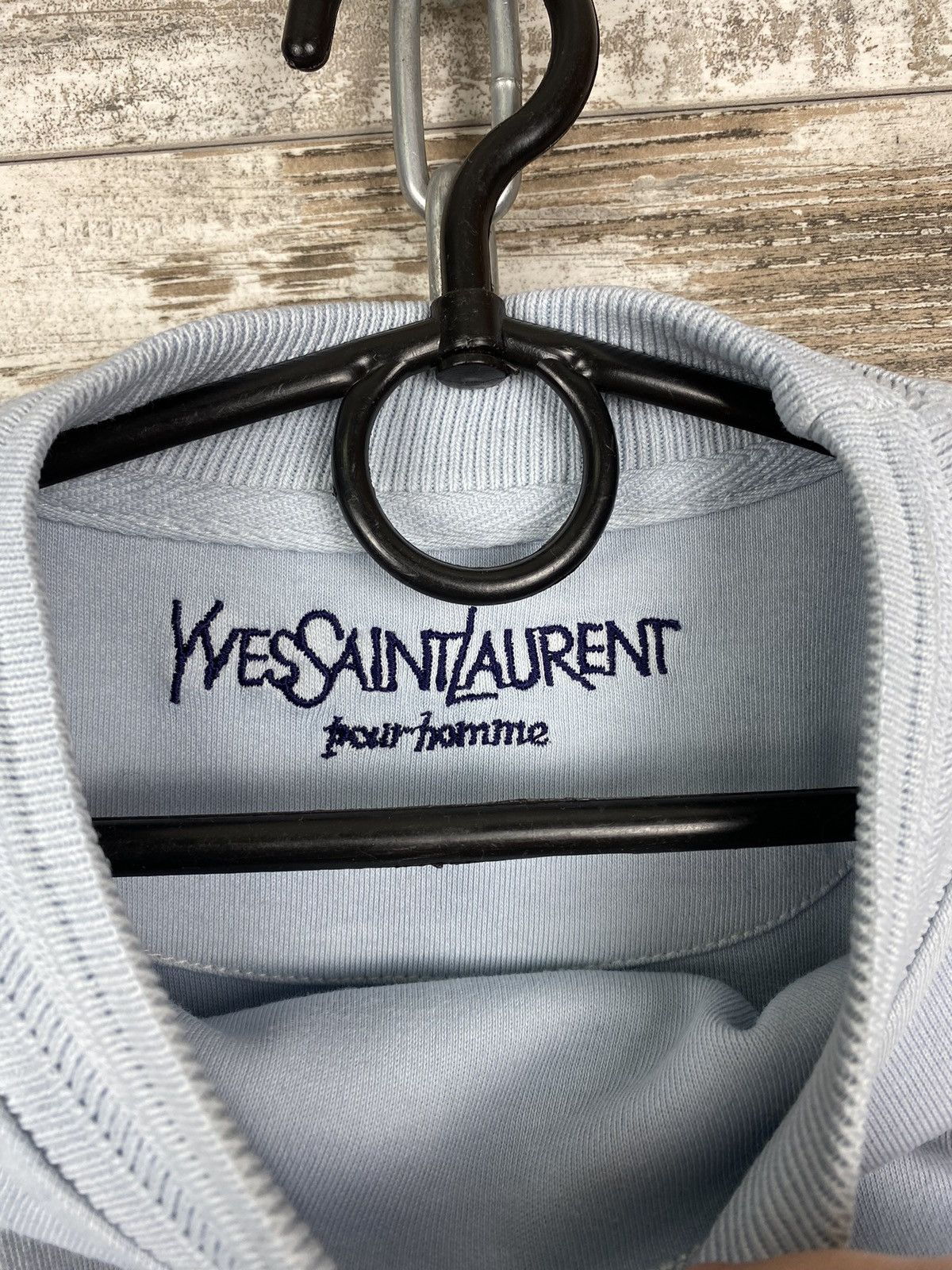 Yves Saint Laurent Vintage Oversized Yves Saint Laurent Sweatshirt Size US L / EU 52-54 / 3 - 3 Thumbnail