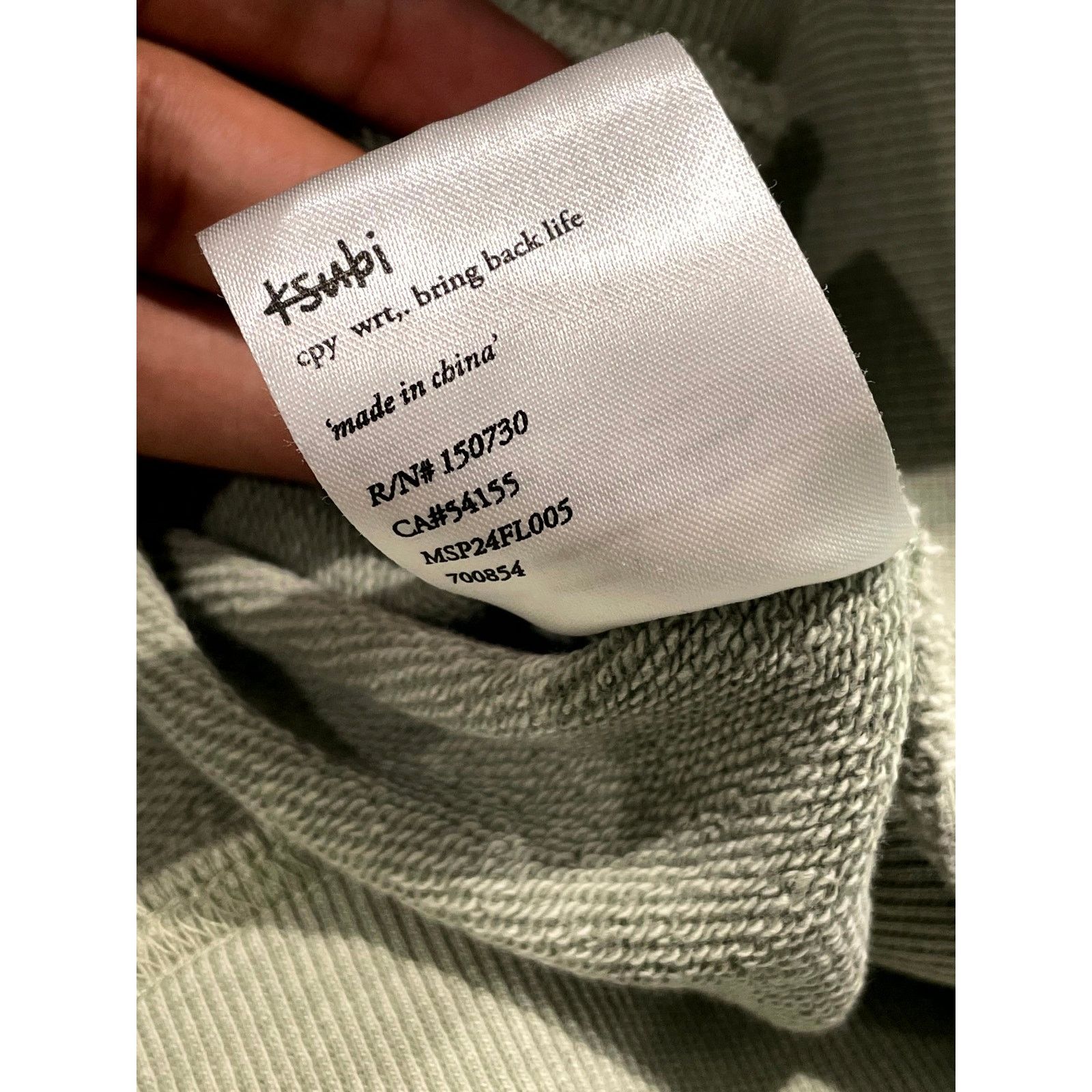 Ksubi Ksubi Mint Green Hoodie Size US M / EU 48-50 / 2 - 5 Thumbnail